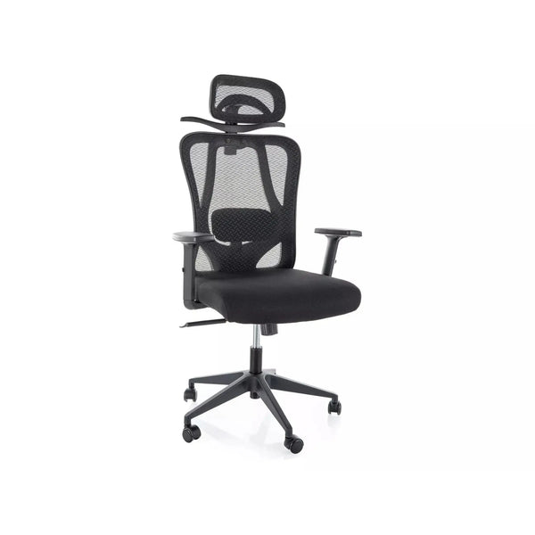 Scaun de birou Q-080, negru, 67x50x115/125 cm