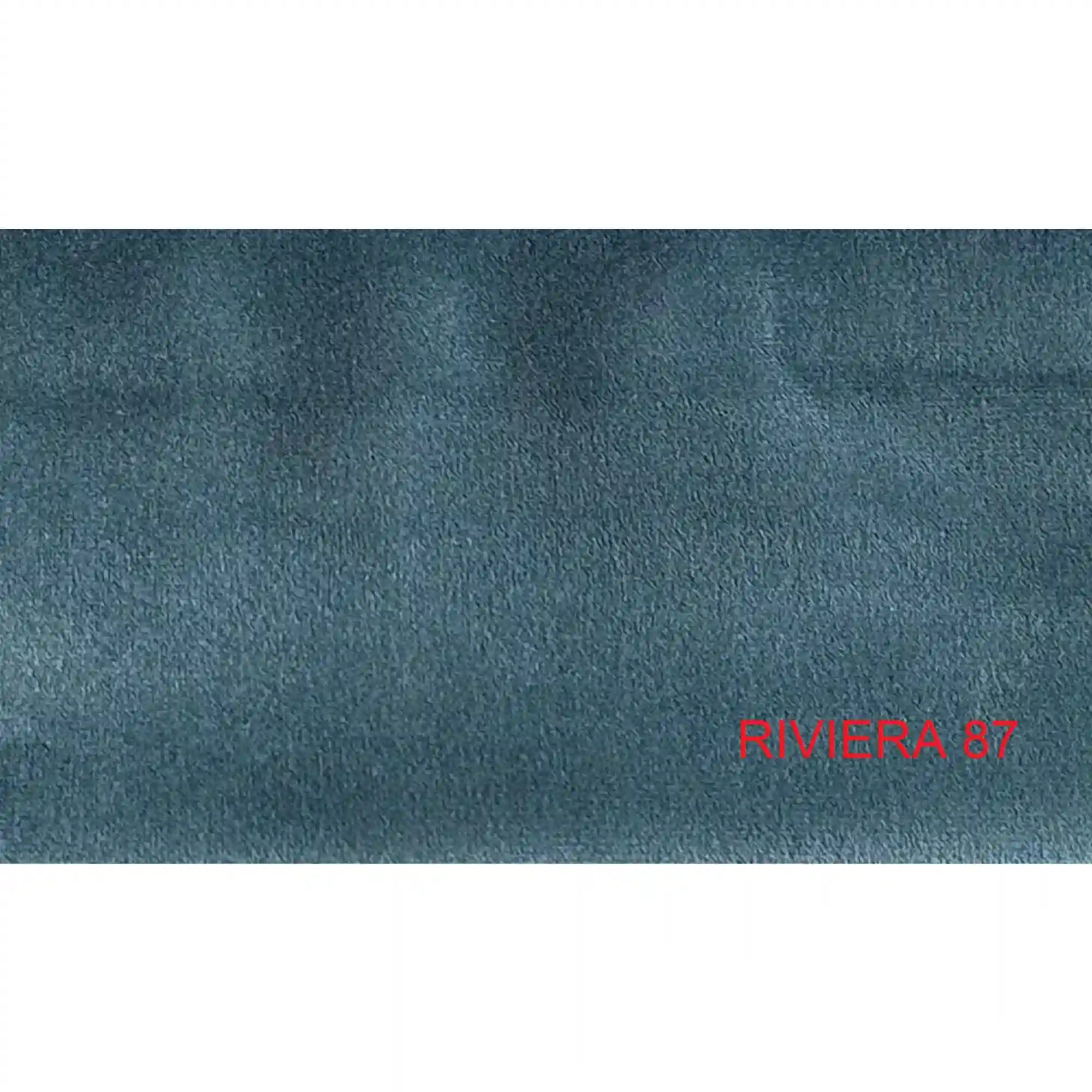 Canapea extensibila GANDI 160, stofa catifelata turcoaz inchis - Riviera 87, Gama Premium, cu tetiere reglabile, 227x102x95 cm