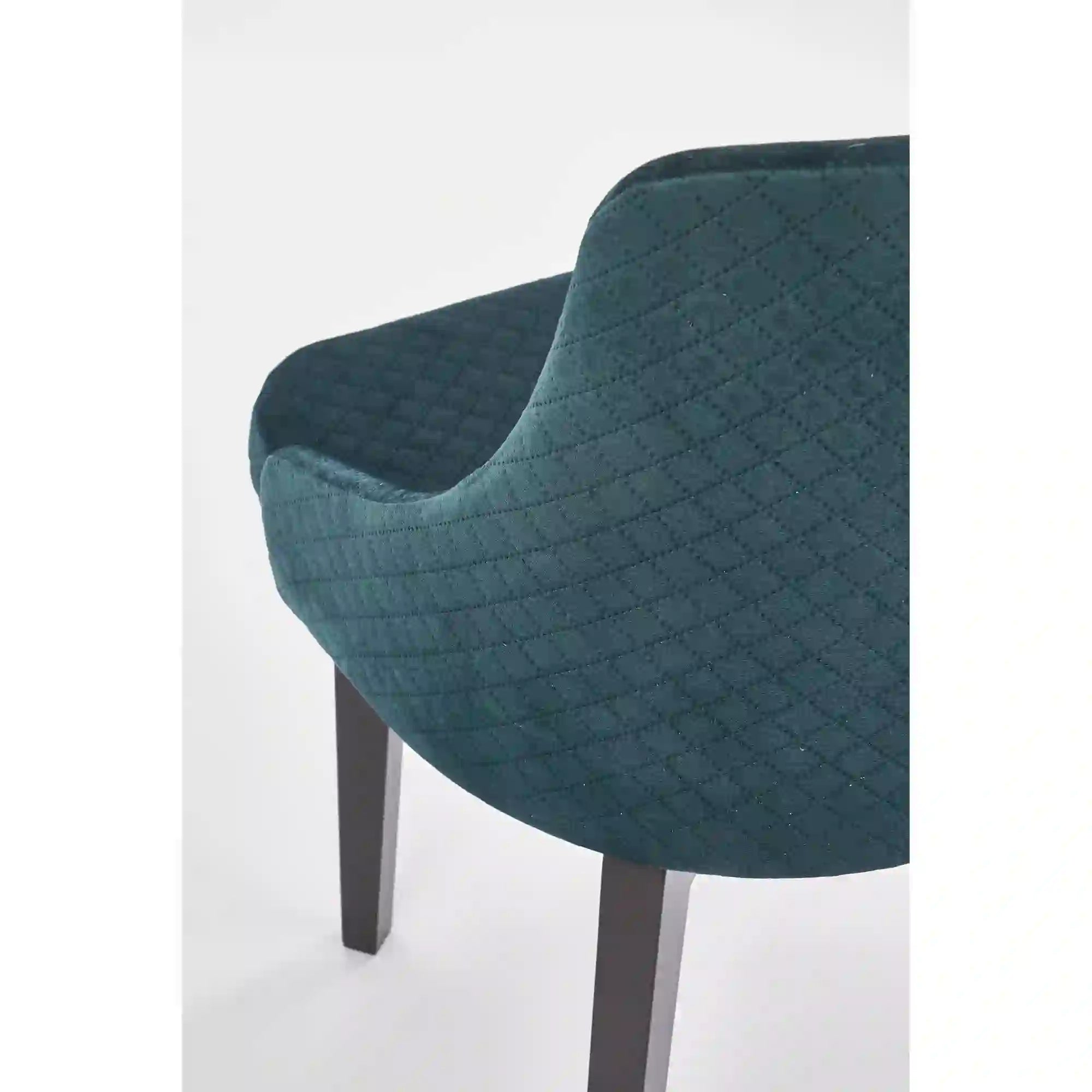 Scaun tapitat TOLEDO 3, verde, 57x56x86 cm