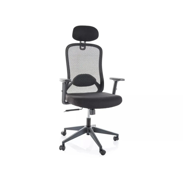 Scaun de birou Q-050, negru, 68x52x116/126 cm