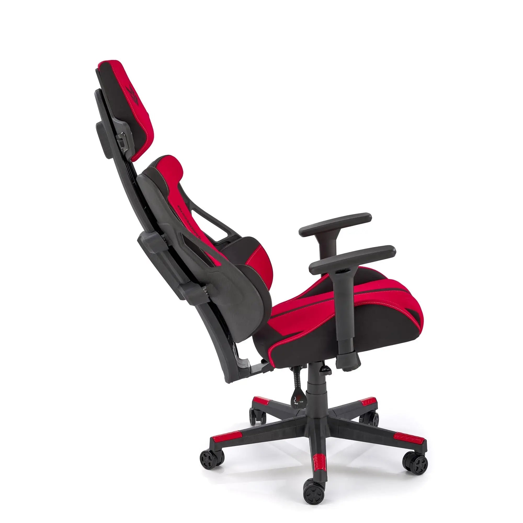 Scaun gaming NITRO 2, rosu/negru, material textil, 66x68x130/137 cm