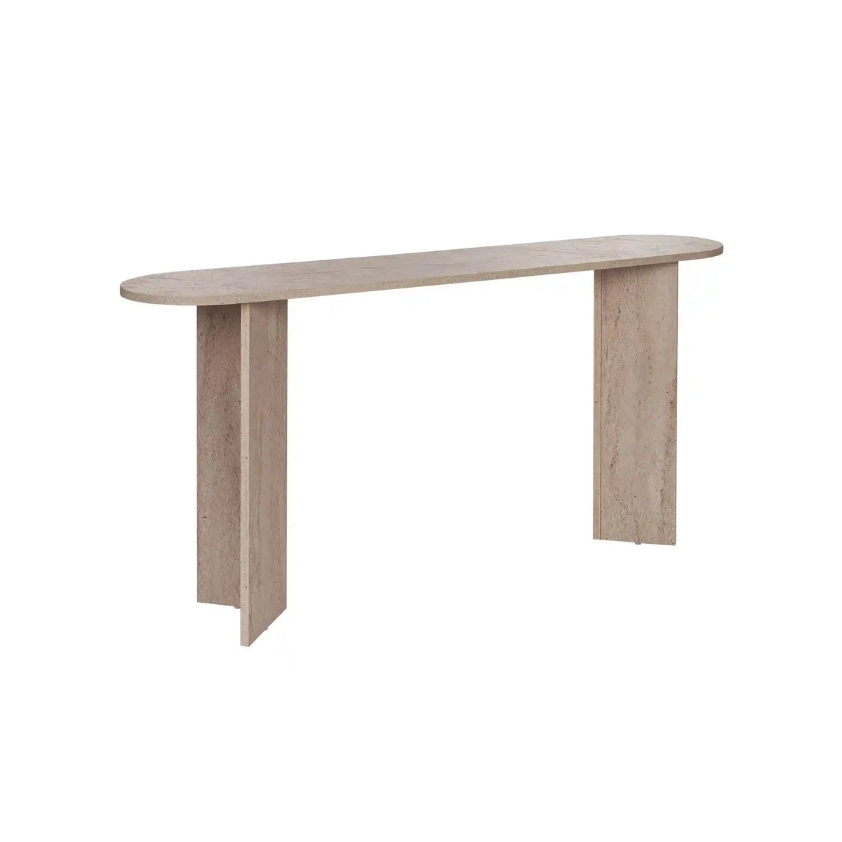 Consola SIRA, travertin, PAL, 150x35x75 cm