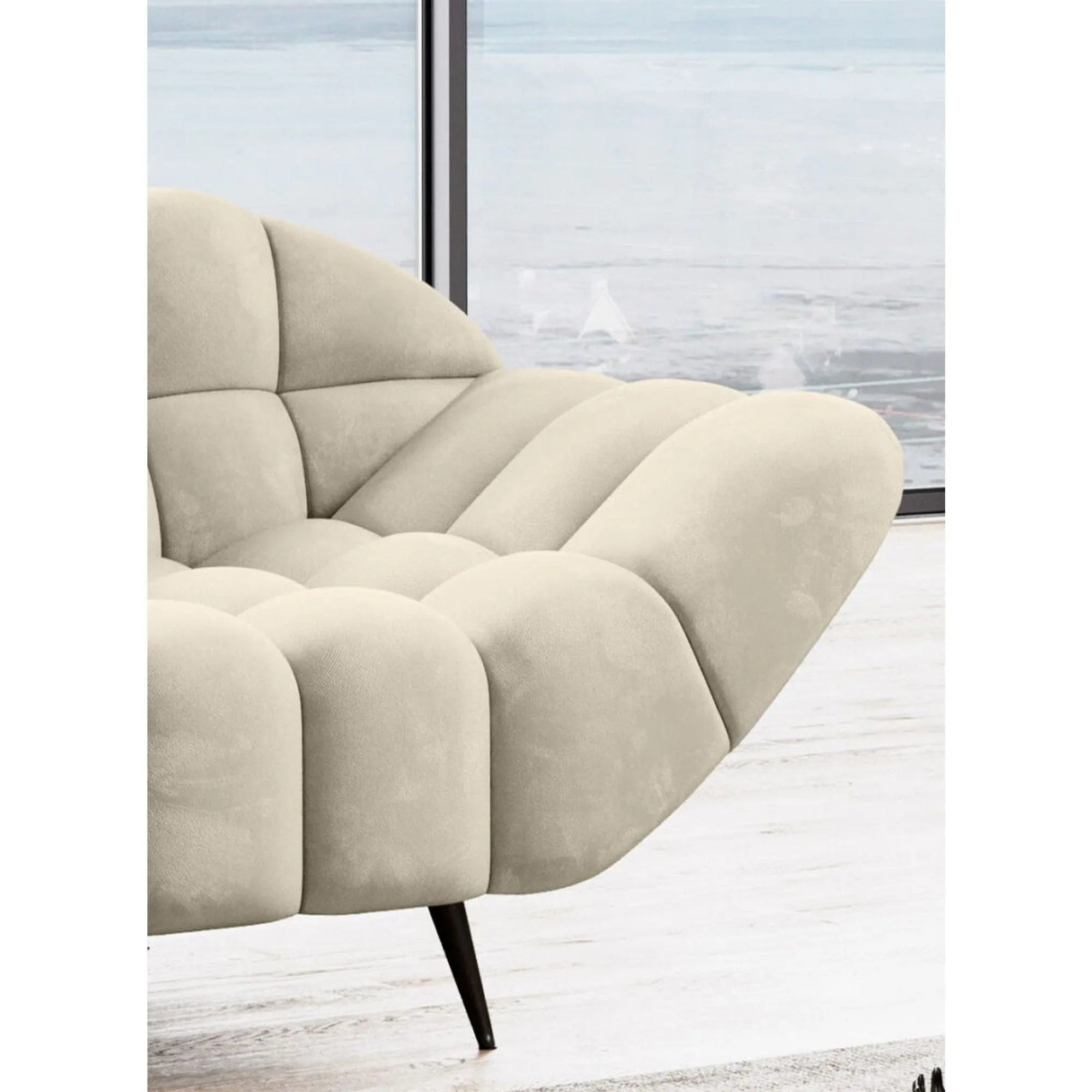 Canapea fixa GAPPA 2, personalizabil materiale gama Premium, 200x94x82 cm