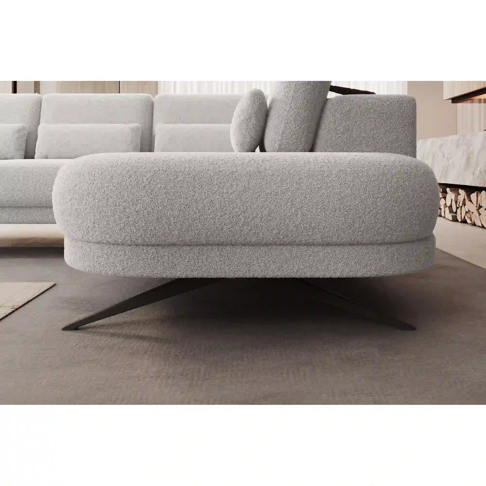 Coltar ILUSIO L, personalizabil materiale Gama Premium, cu tetiere reglabile si reglaj electric, 248x205x104 cm