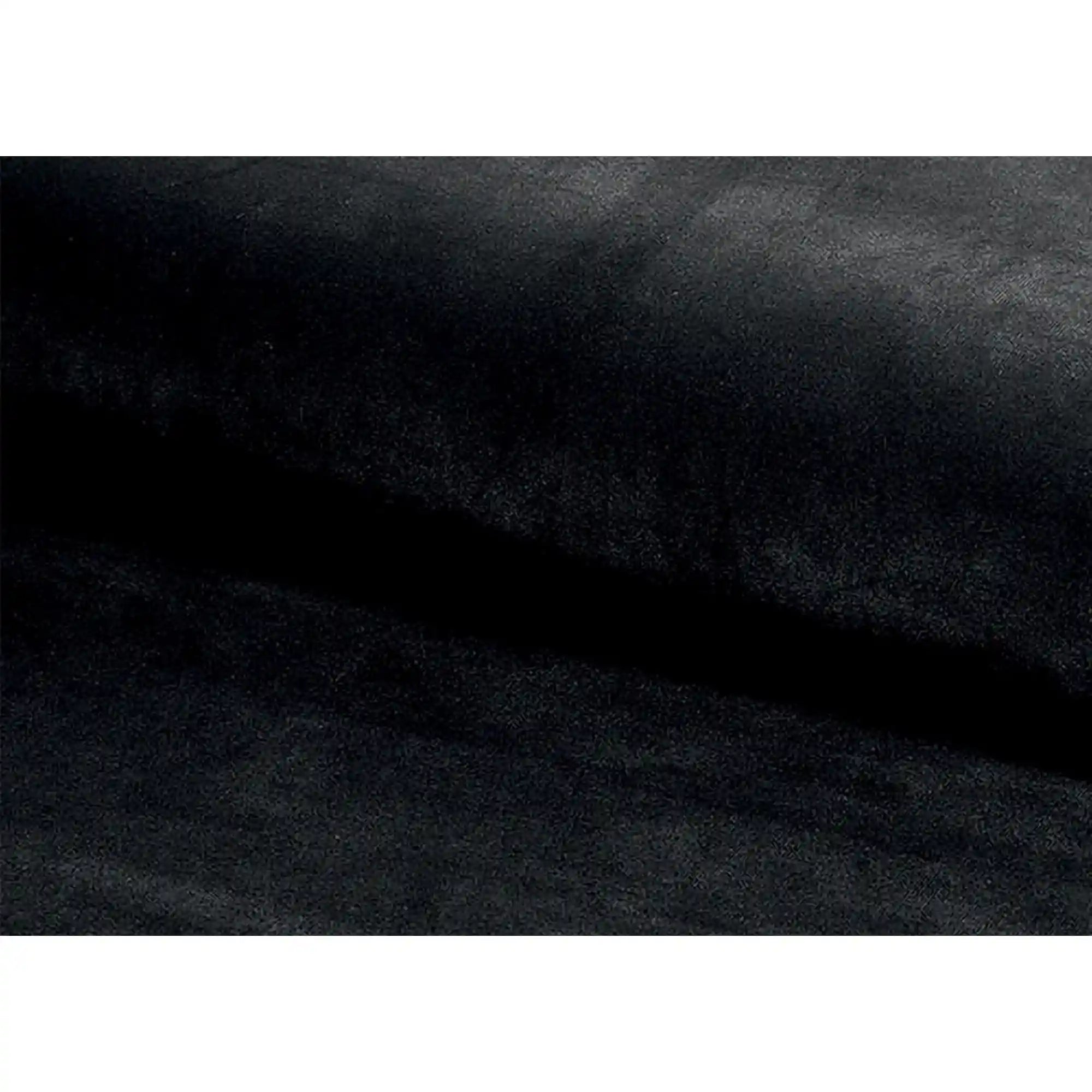 Taburet RON, stofa catifelata negru, 60x40x43 cm