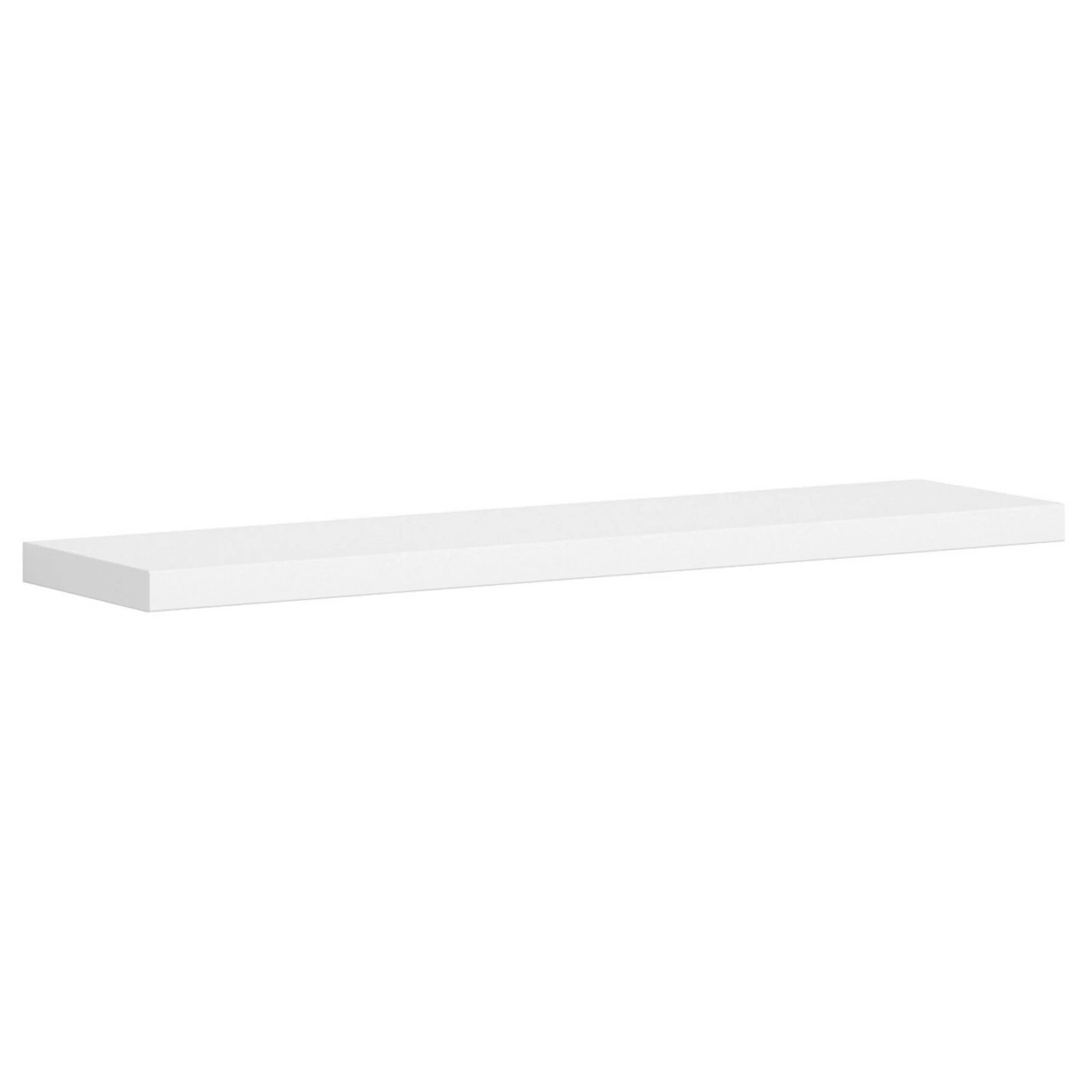 Polita KASPIAN 100, alb, PAL laminat, 105x25x4 cm