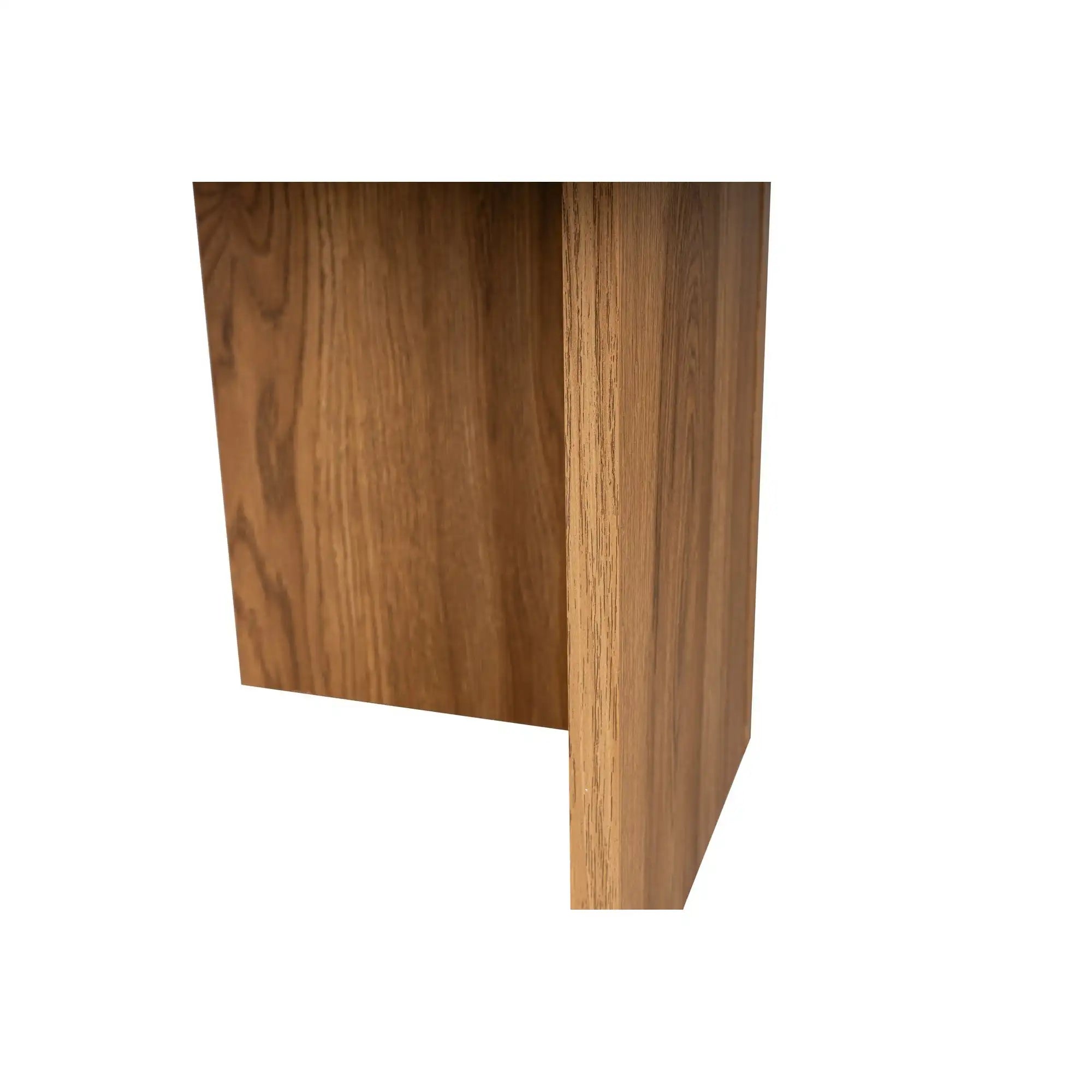 Masuta cafea OVAL, stejar, PAL, 120x40x60 cm