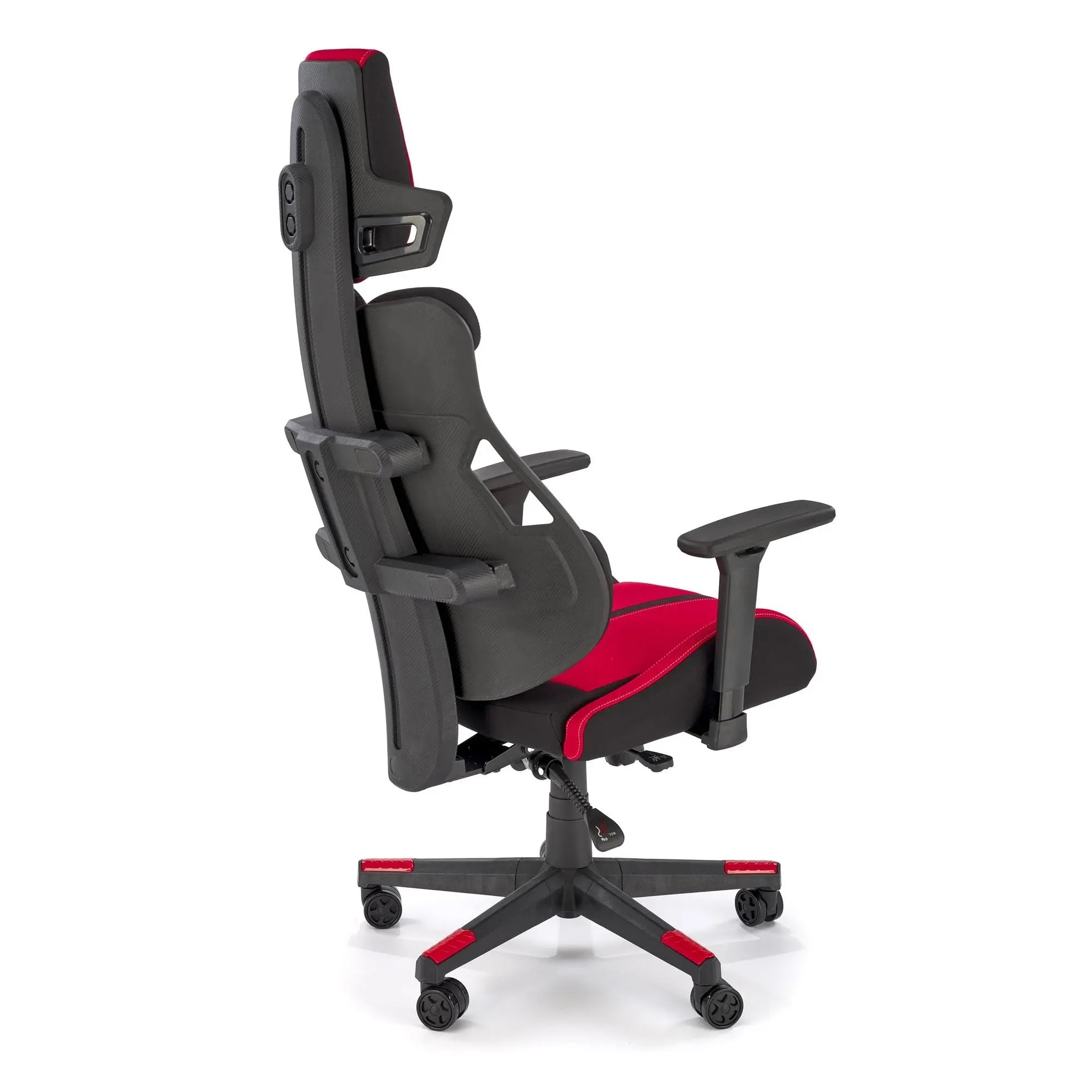 Scaun gaming NITRO 2, rosu/negru, material textil, 66x68x130/137 cm
