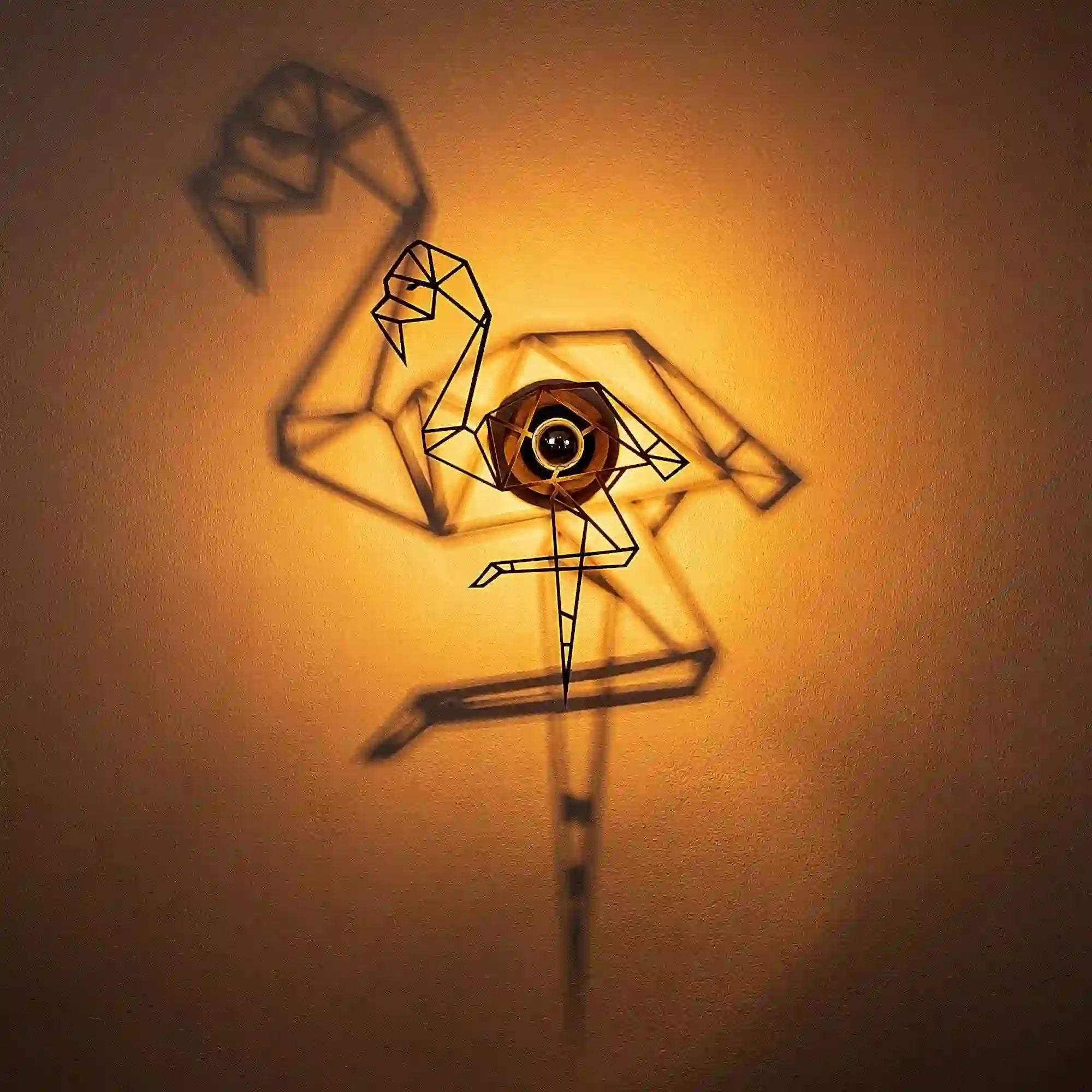Aplica 593-A, negru, metal, 35x12x54 cm