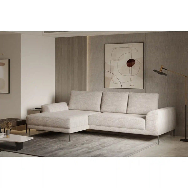 Coltar extensibil CAPITOL, personalizabil materiale gama Oferta Avantaj, cu lada depozitare, 276x175x89 cm