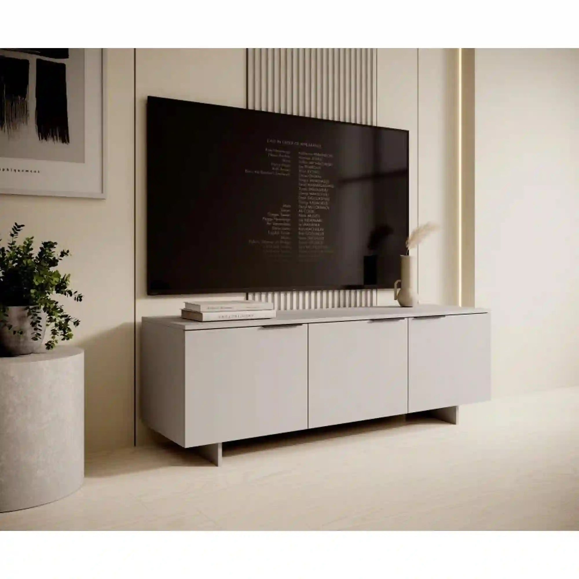 Comoda TV ALMA, casmir, PAL laminat, 150x42x55 cm