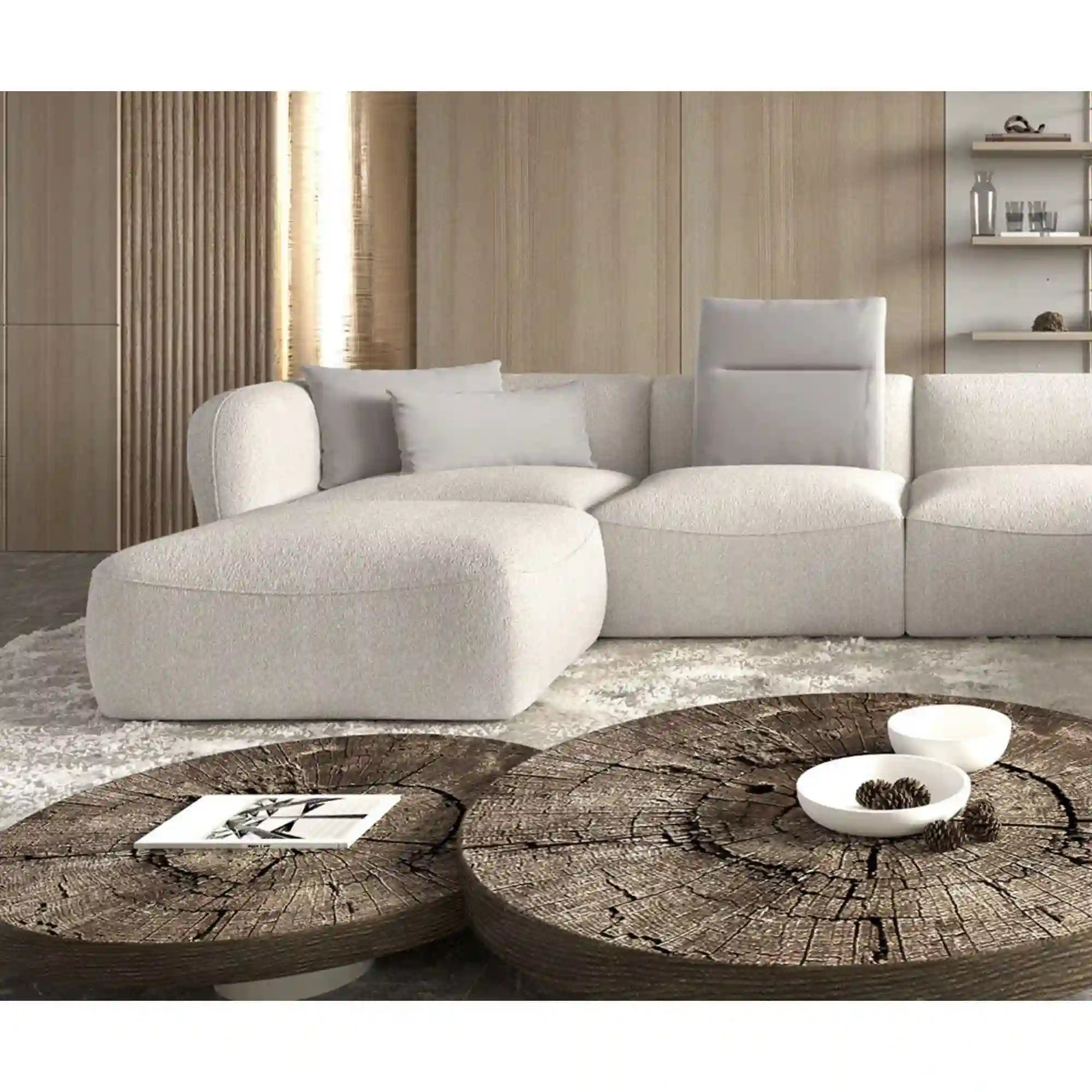 Coltar CANDELO XL A, personalizabil materiale gama Premium, 372x218x75 cm