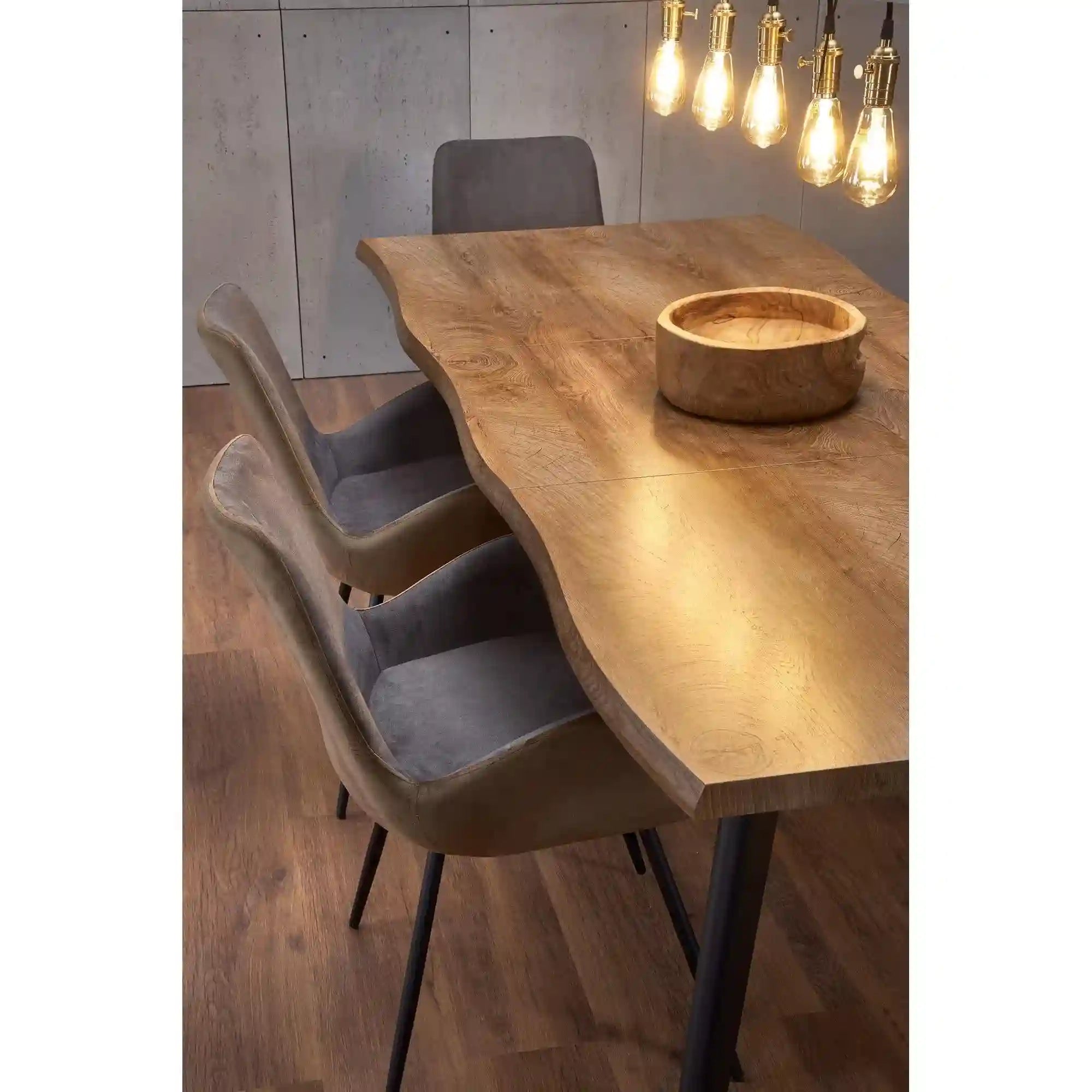 Masa extensibila DICKSON, stejar natural, 120-180x80x75 cm