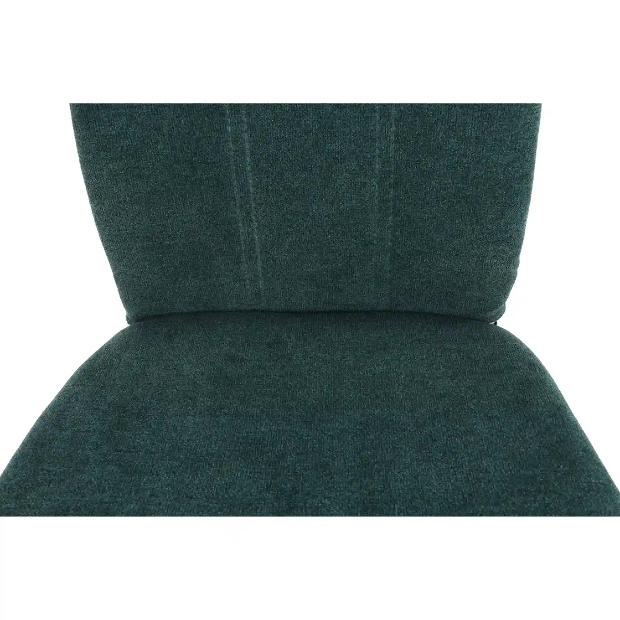 Scaun bucatarie OLIVA NEW, azur/crom, textil/metal, 42x52x97 cm