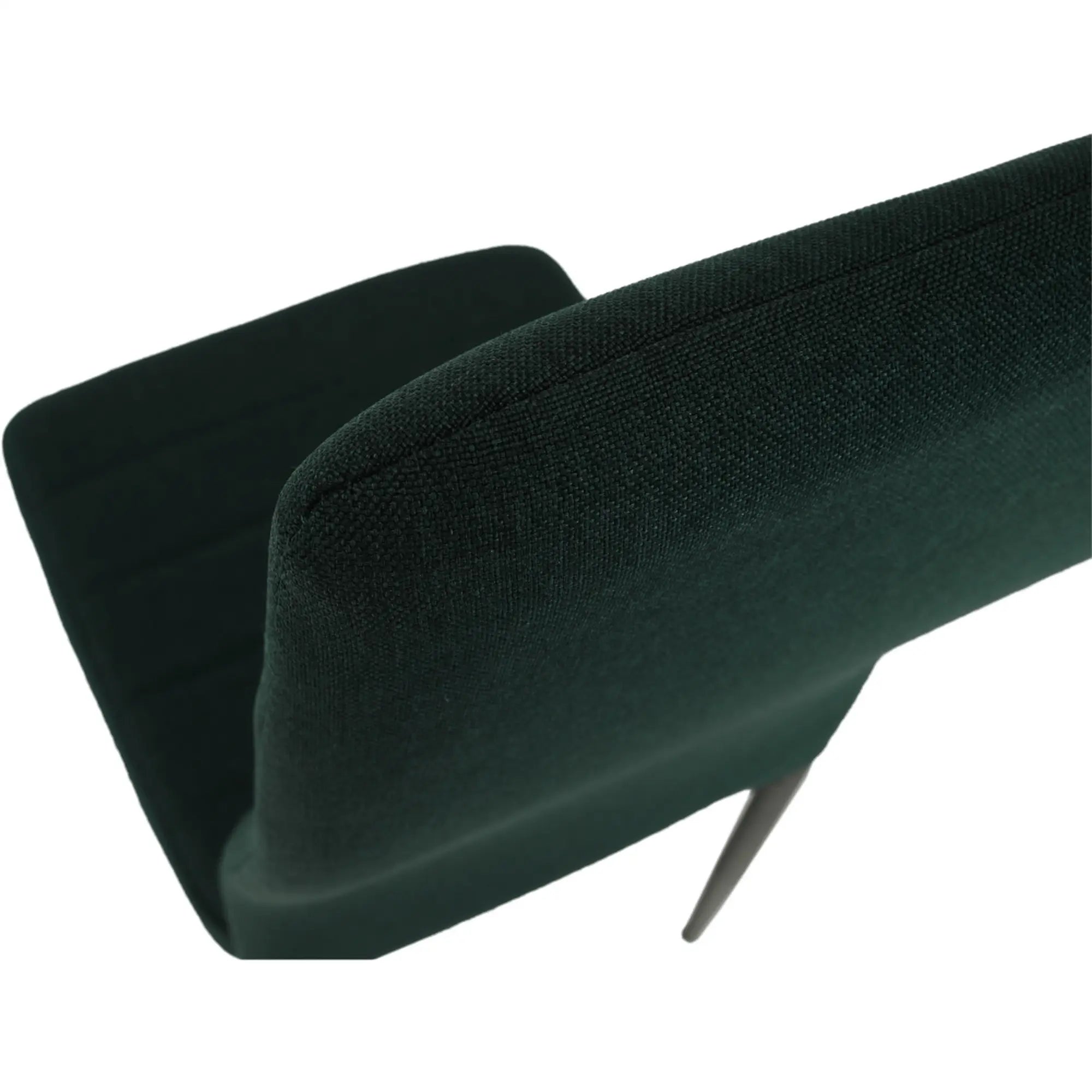 Scaun COLETA NOVA, smarald/negru, textil/metal, 41x49x96 cm