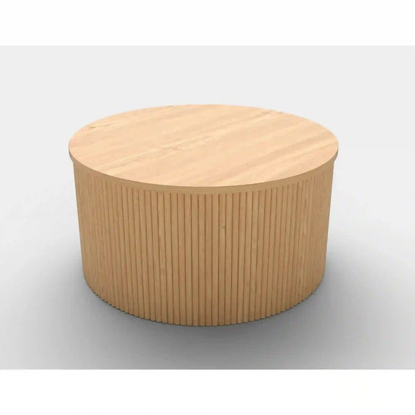 Masuta cafea WOODY, stejar natural, 80x80x41 cm