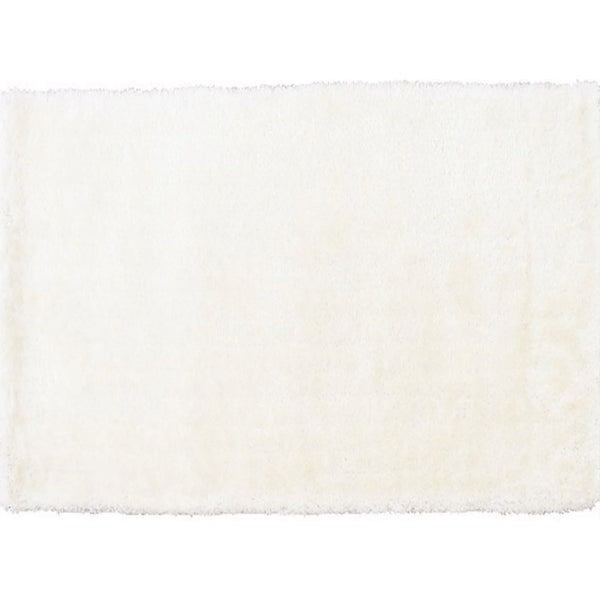 Covor AMIDA, 80x150 cm, forma dreptunghiulara, alb, poliester