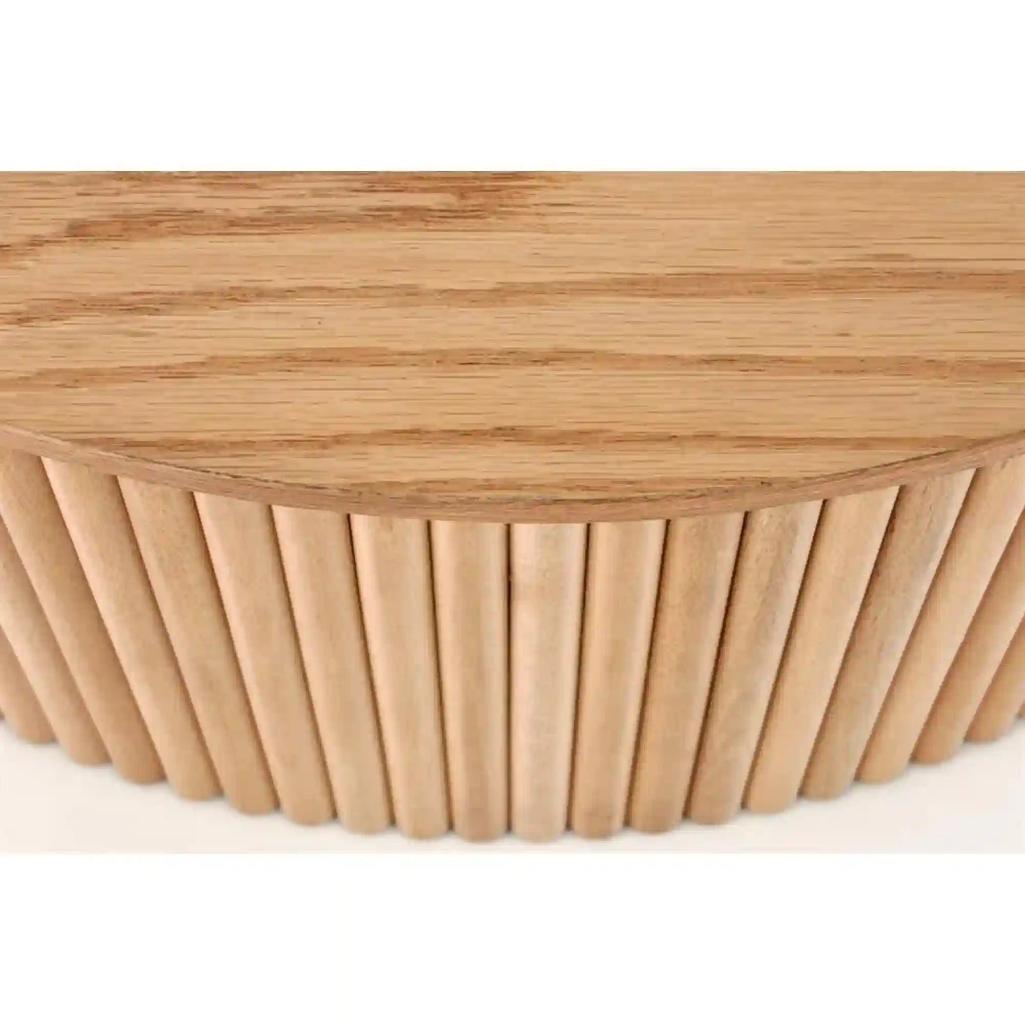 Masuta cafea WOODY, stejar natural, 80x80x41 cm