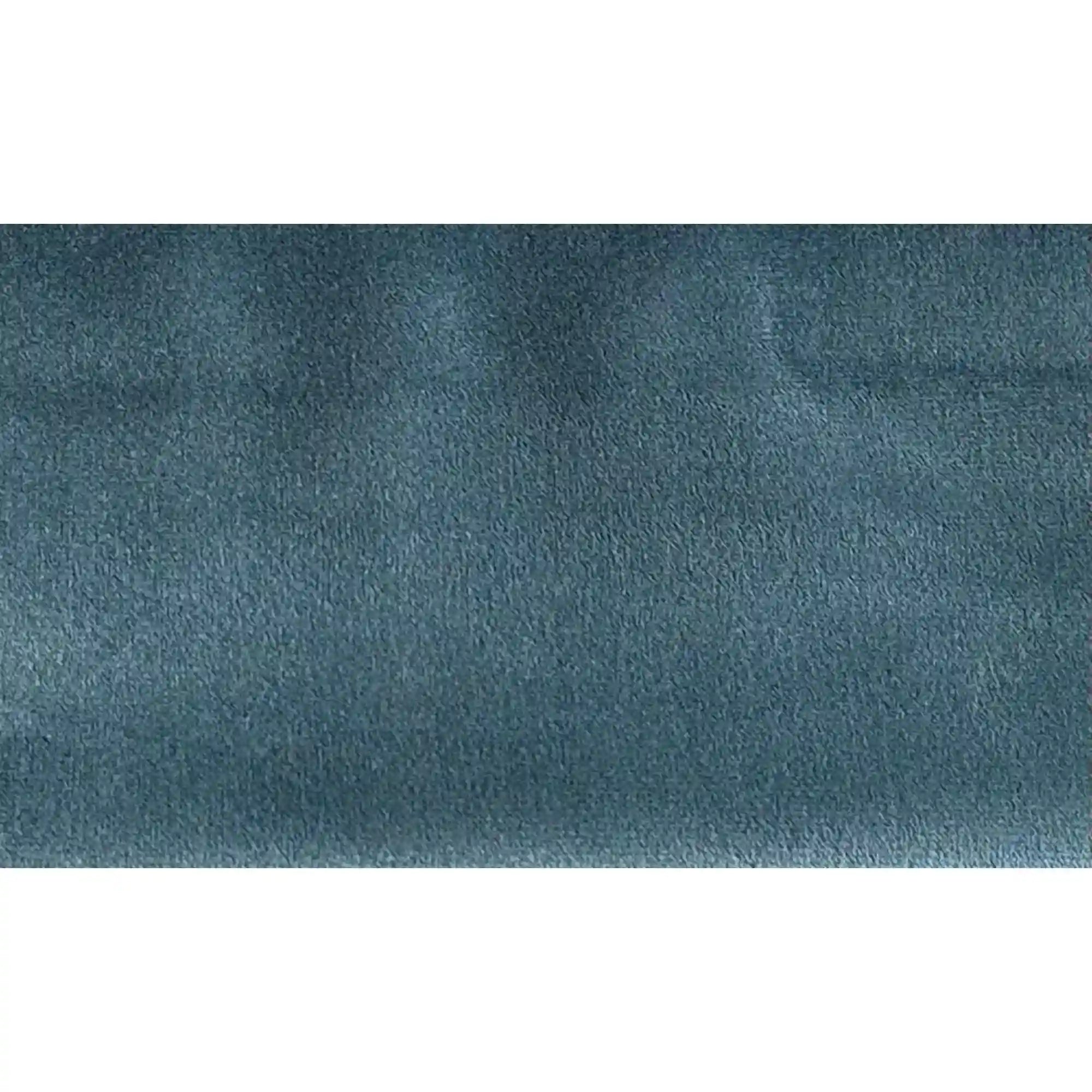 Coltar PALLADIO L, sezlong stanga, stofa catifelata turcoaz inchis - Riviera 87,  Gama Premium, cu reglaj electric si tetiere reglabile, 320x220x99 cm