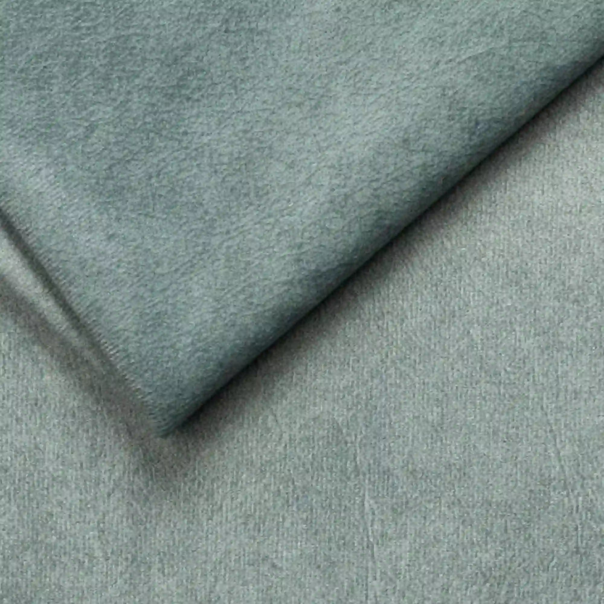 Coltar TIGA, sezlong stanga, stofa catifelata verde menta - Salvador 12, cu reglaj electric, 286x207x77 cm
