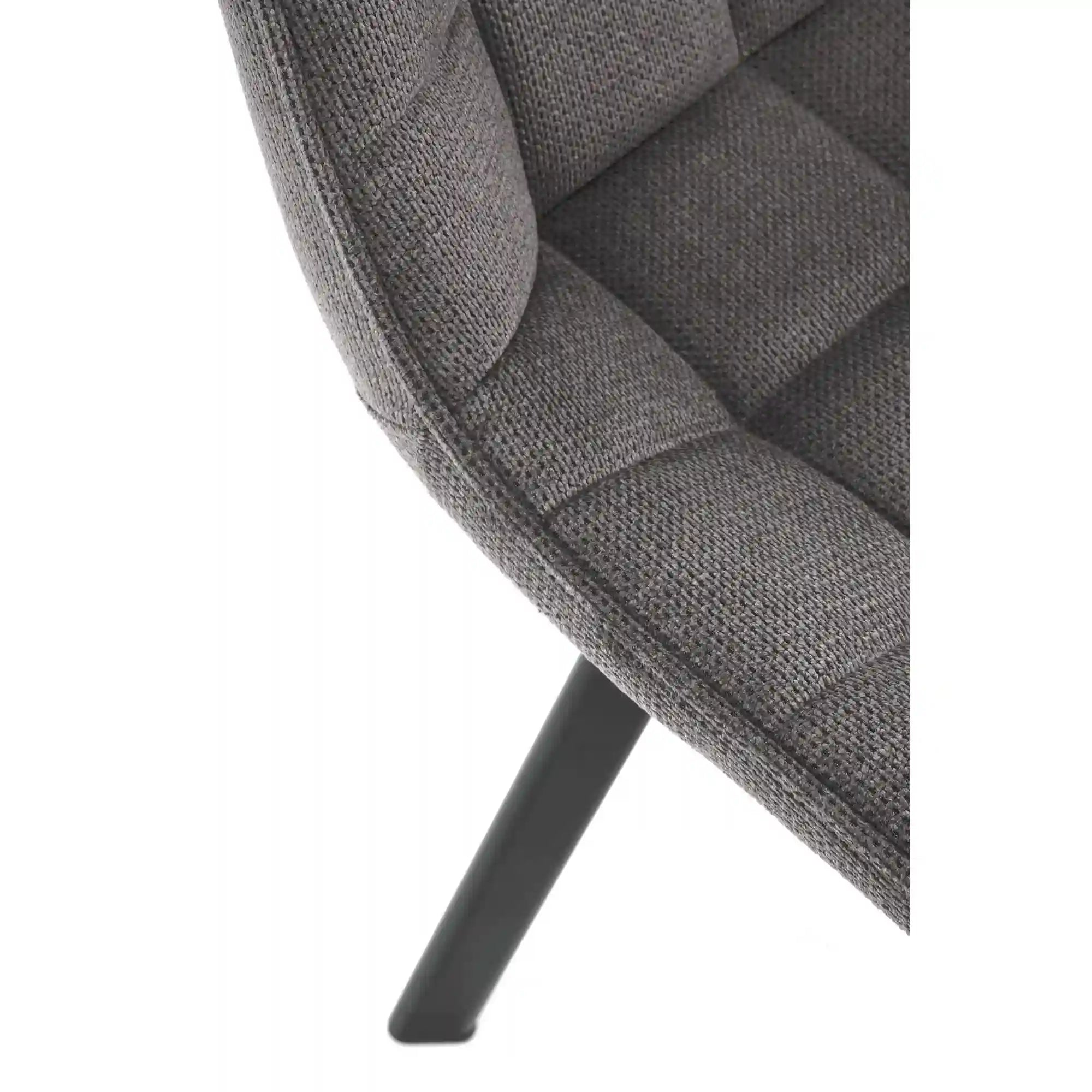 Scaun K549, gri/negru, stofa clasica/metal, 46x61x84 cm
