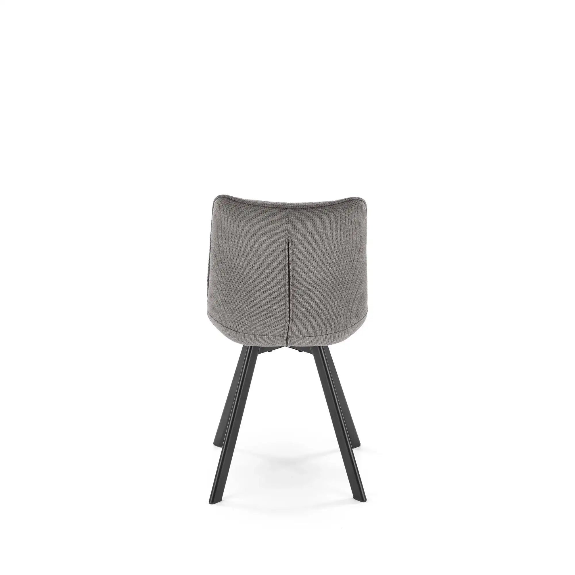 Scaun K549, gri/negru, stofa clasica/metal, 46x61x84 cm