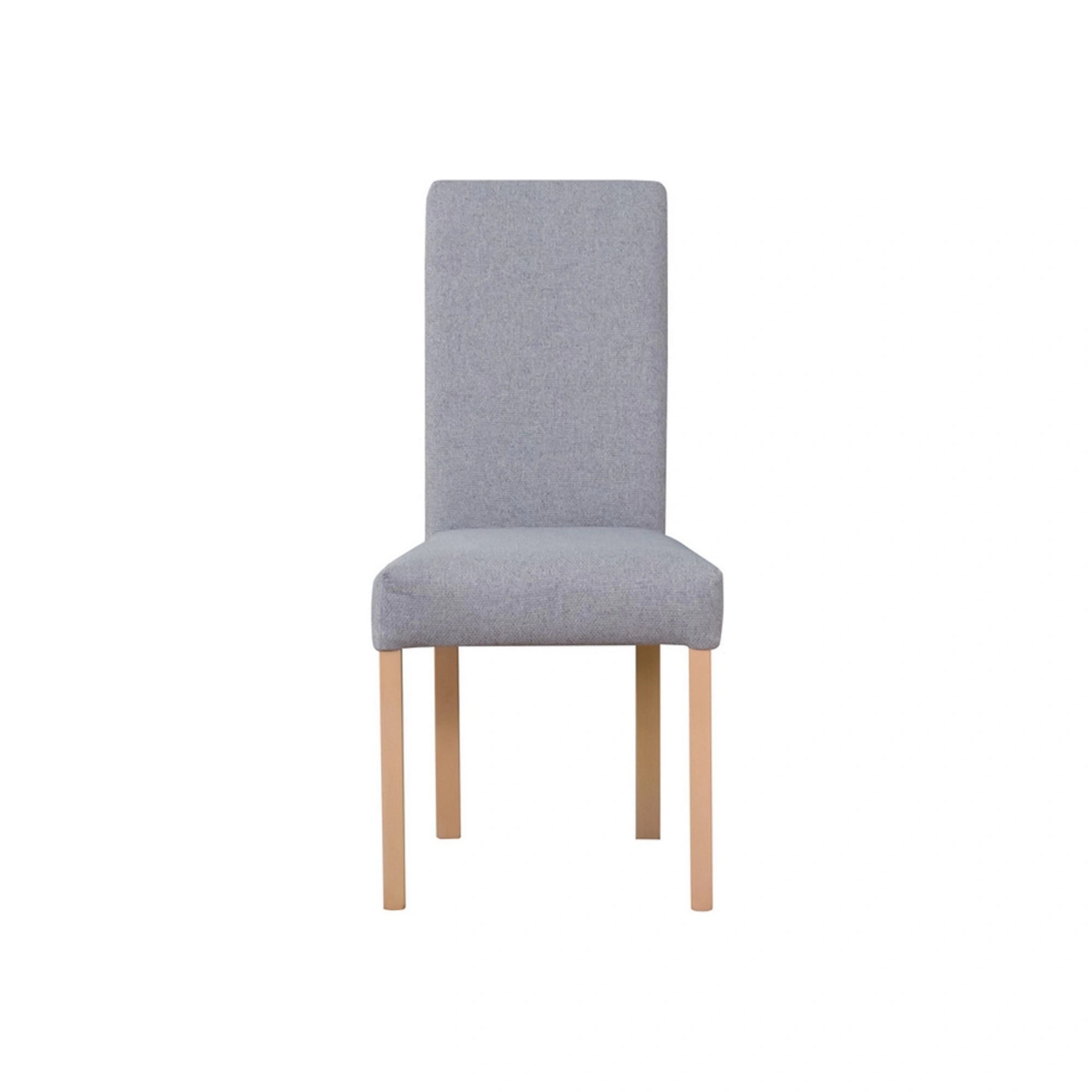 Scaun CAMPEL, gri deschis/stejar sonoma, stofa clasica/lemn, 46x55x96 cm