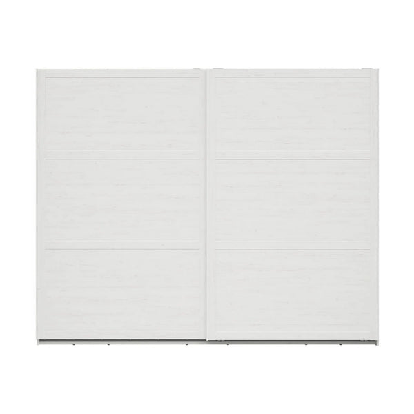Dressing LOKSA, alb, PAL laminat, cu 2 usi, 270x63x219 cm