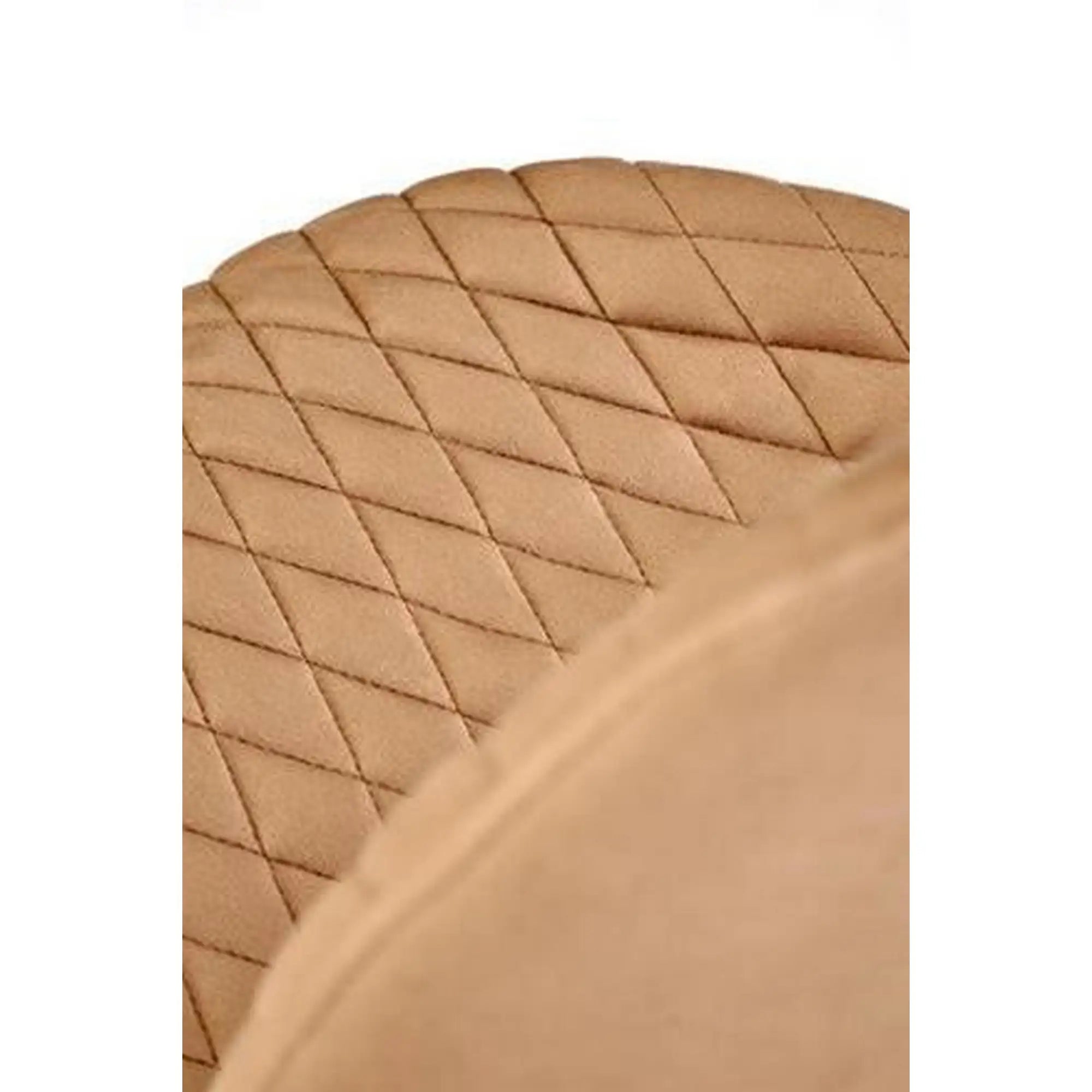 Scaun K569, bej - HLR 11, stofa catifelata/otel, 47x54x84 cm