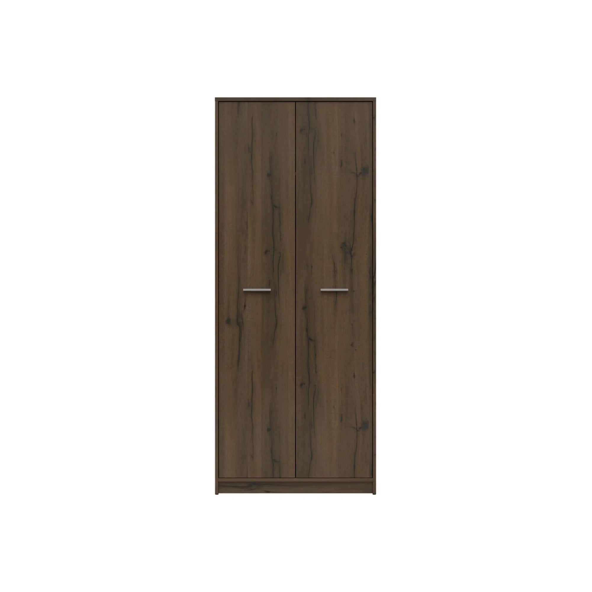 Dulap NEPO PLUS, stejar nobil, PAL laminat, cu 2 usi, 80x55x197 cm