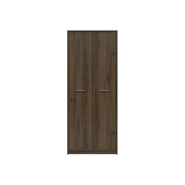 Dulap NEPO PLUS, stejar nobil, PAL laminat, cu 2 usi, 80x55x197 cm