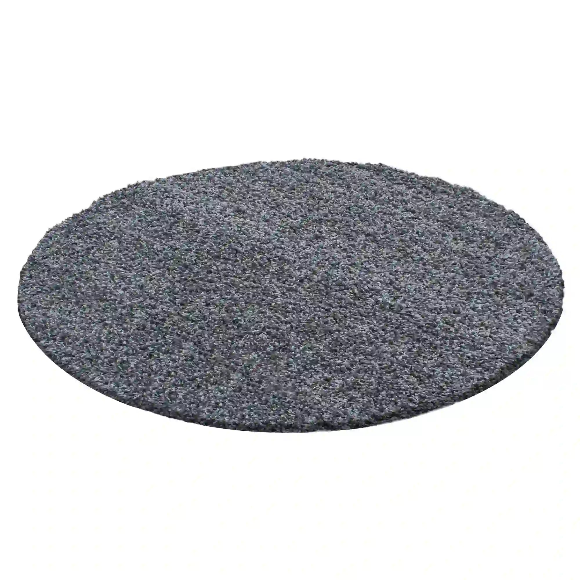 Covor LIFE, 80x80 cm, forma rotunda, polipropilena, gri, 1500