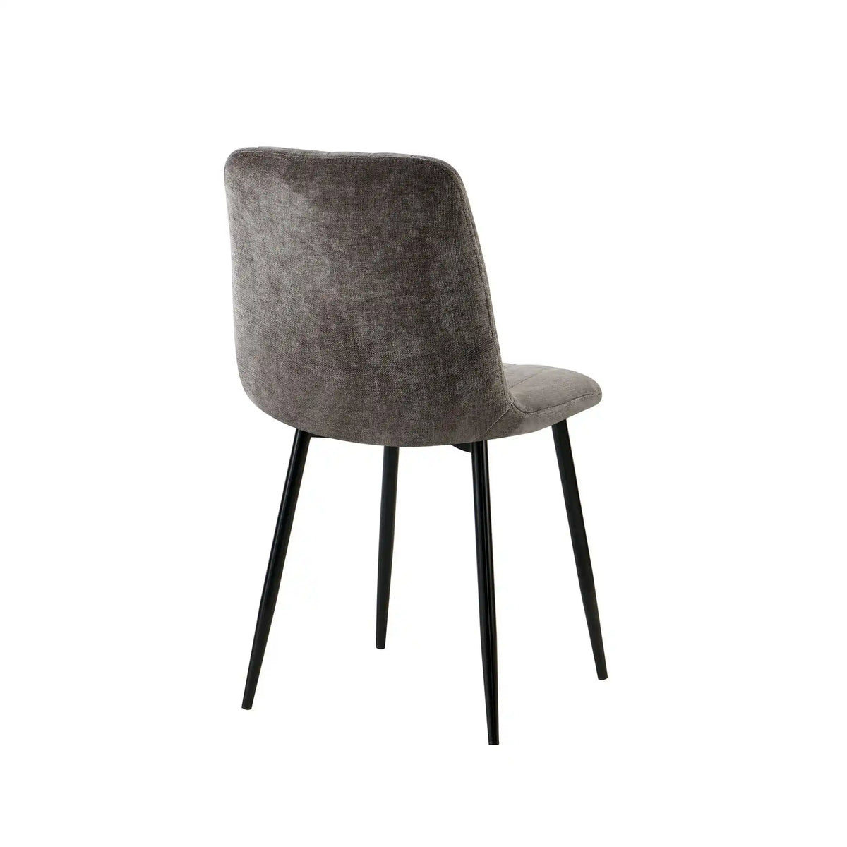 Scaun JET, gri inchis/negru, stofa clasica/metal, 44x54x88 cm