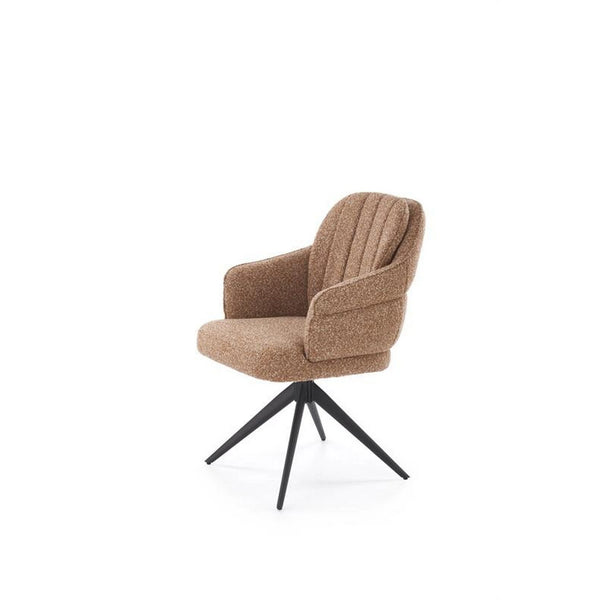 Scaun K570, scortisoara/negru, stofa/otel, 61x70x92 cm