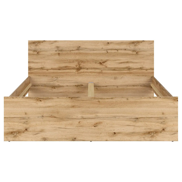 Cadru pat NUIS 160x200, stejar wotan, PAL laminat