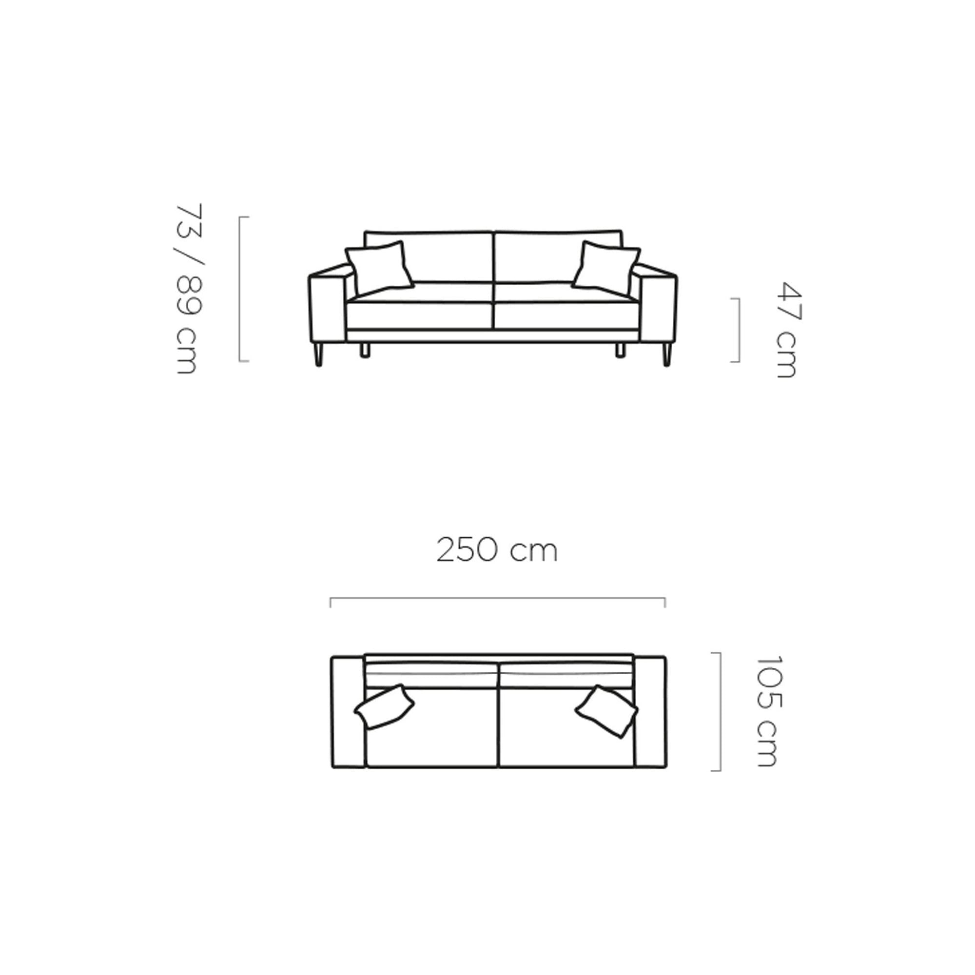Canapea extensibila CAPITOL, personalizabila materiale gama Premium, cu lada depozitare, 250x105x89 cm
