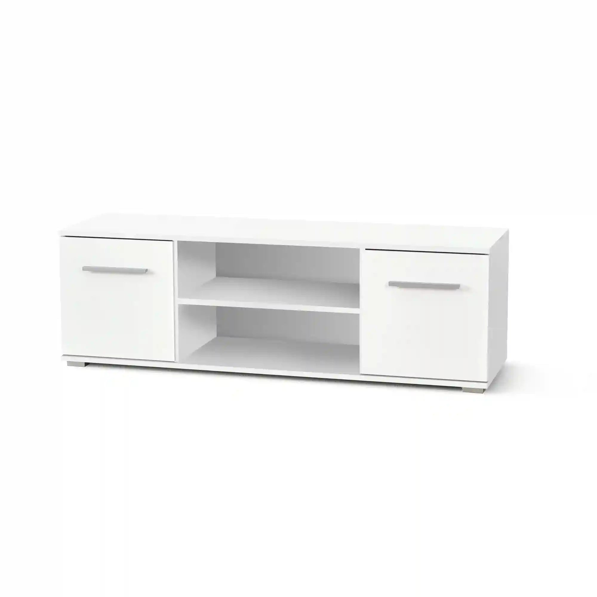 Comoda TV Lima, alb, PAL laminat, 137x40x44 cm