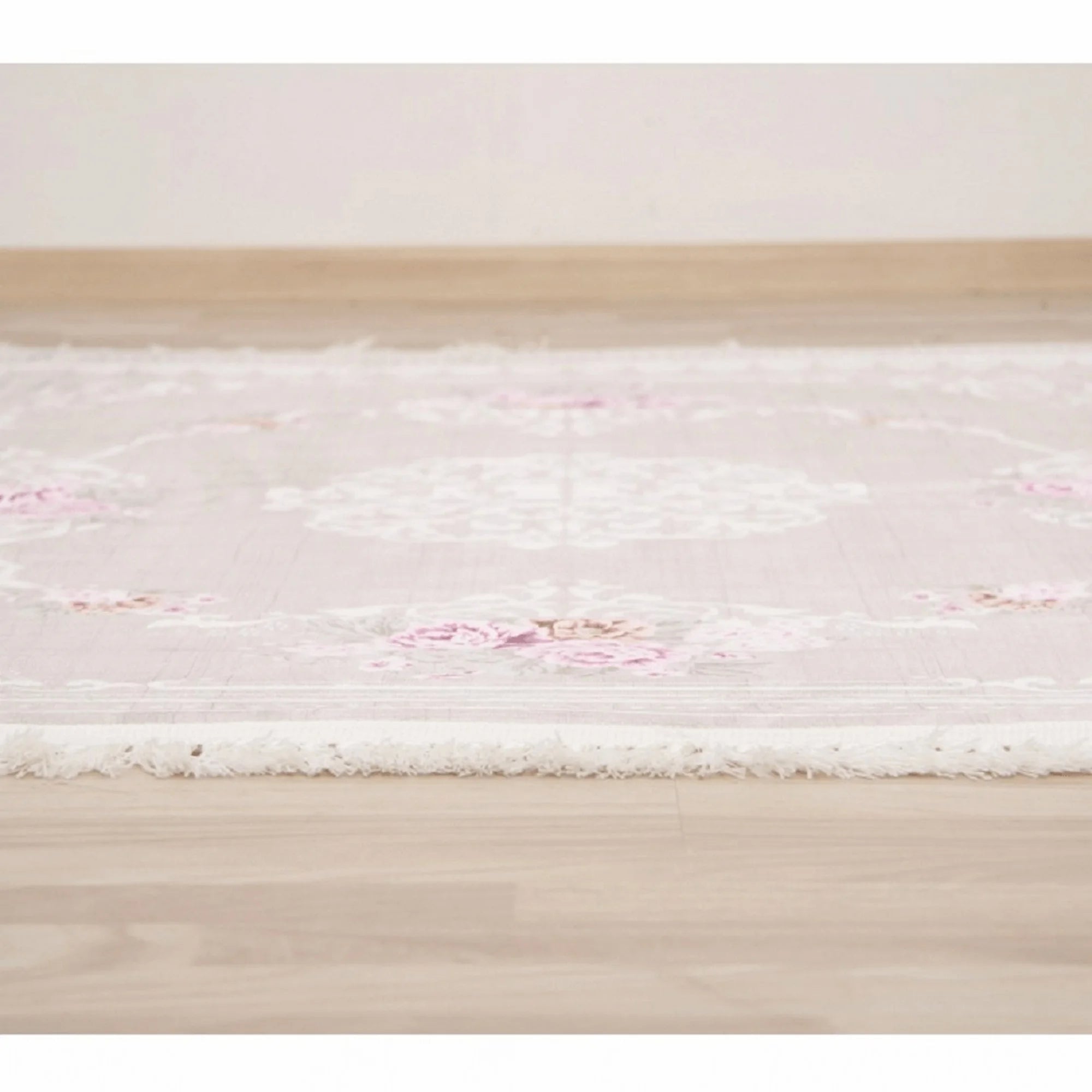 Covor SEDEF, 80x150 cm, forma dreptunghiulara, poliester, maro deschis