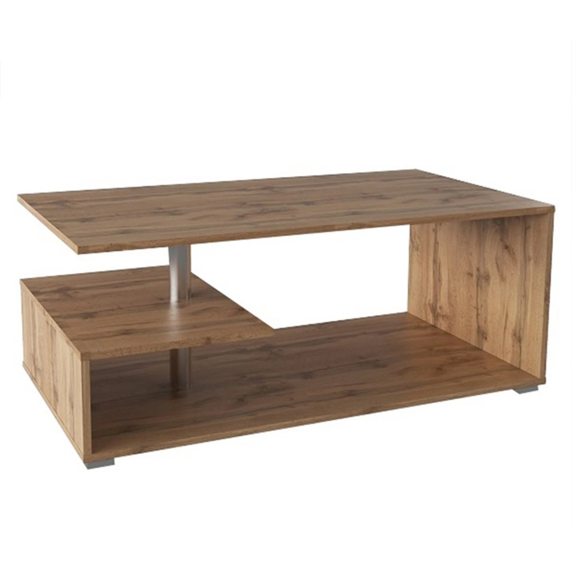 Masuta de cafea DORISA, stejar wotan, PAL/plastic, 110x60x45 cm