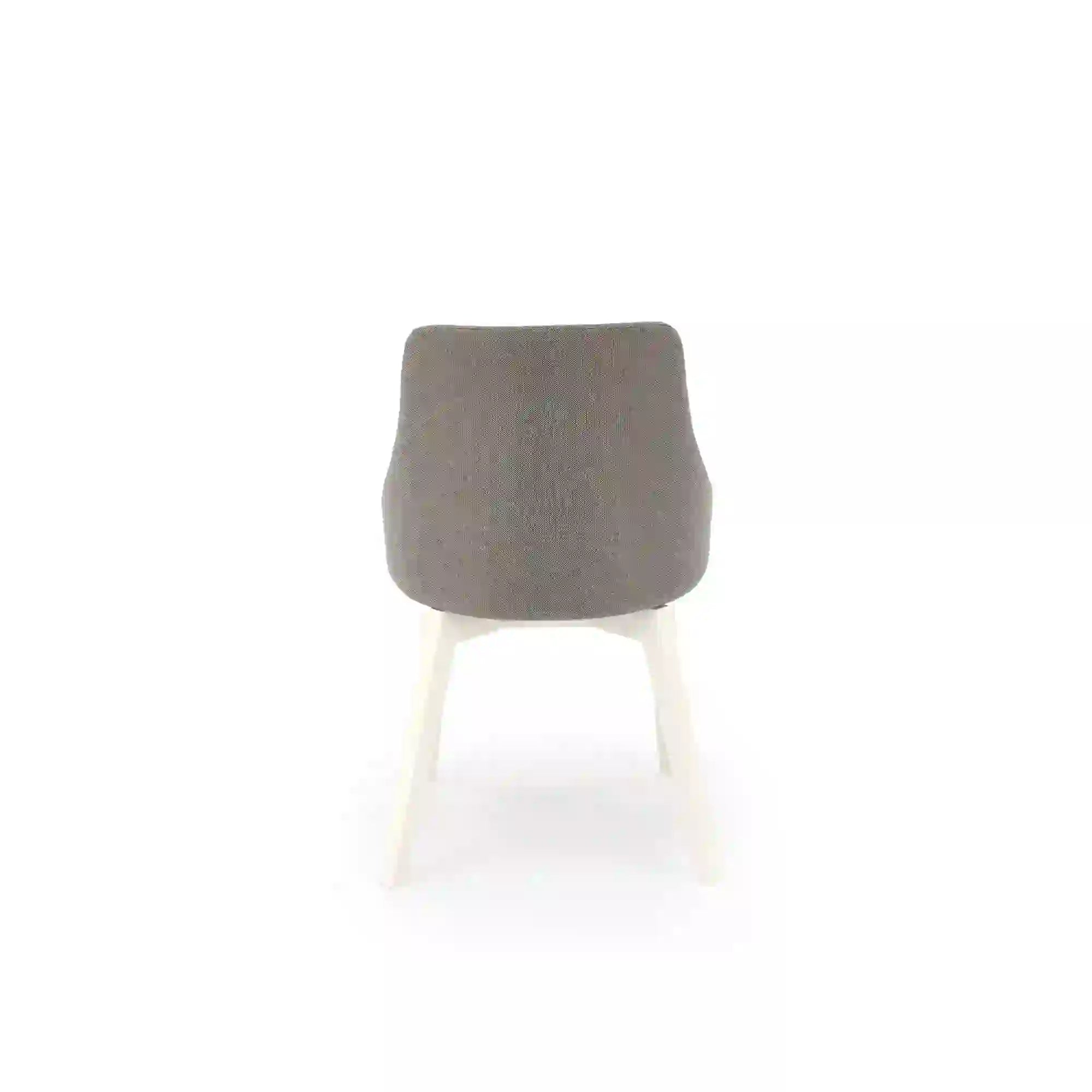 Scaun TOLEDO, gri/alb, stofa clasica/lemn de fag, 51x55x82 cm