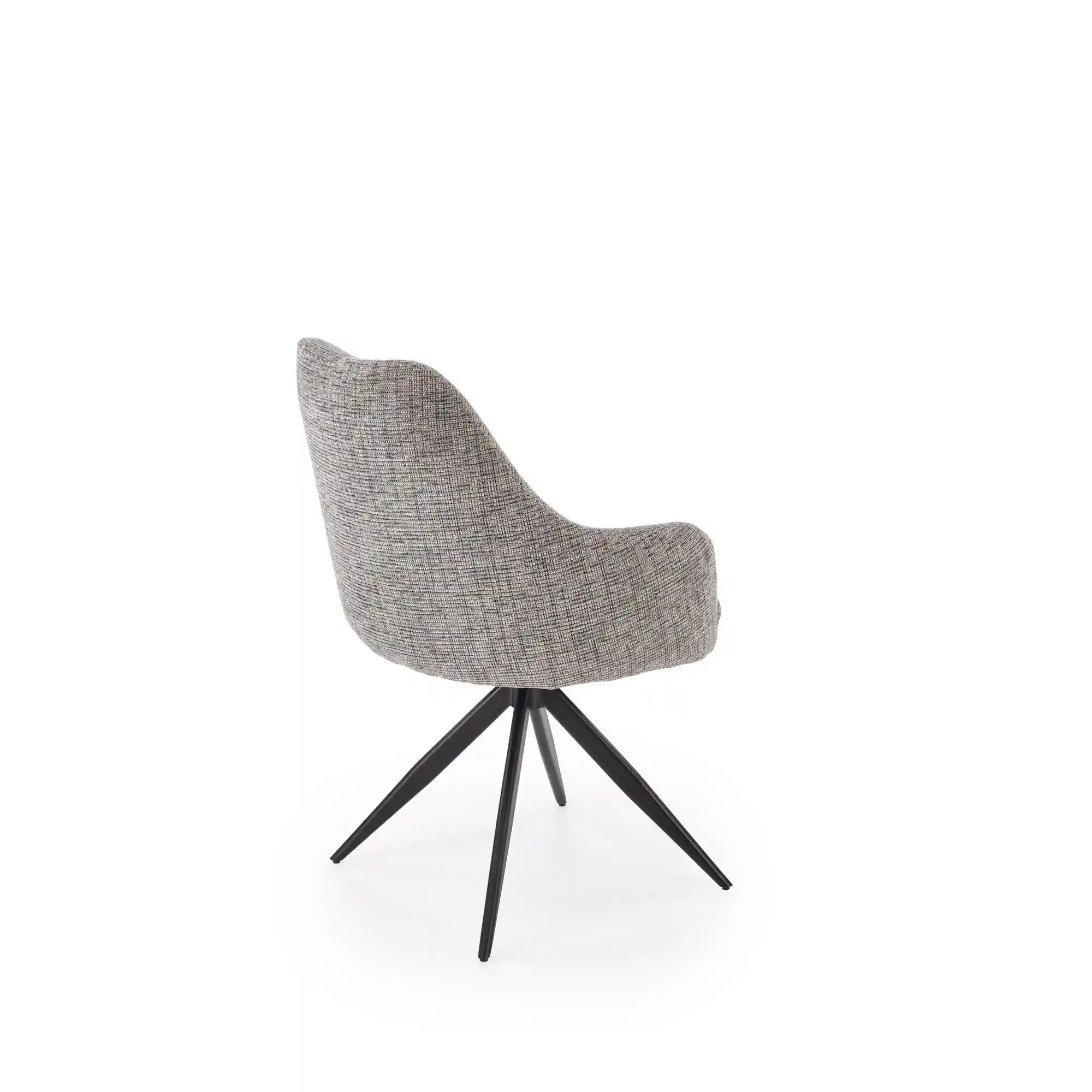 Scaun K564, gri/negru, stofa clasica/metal, 60x63x87 cm