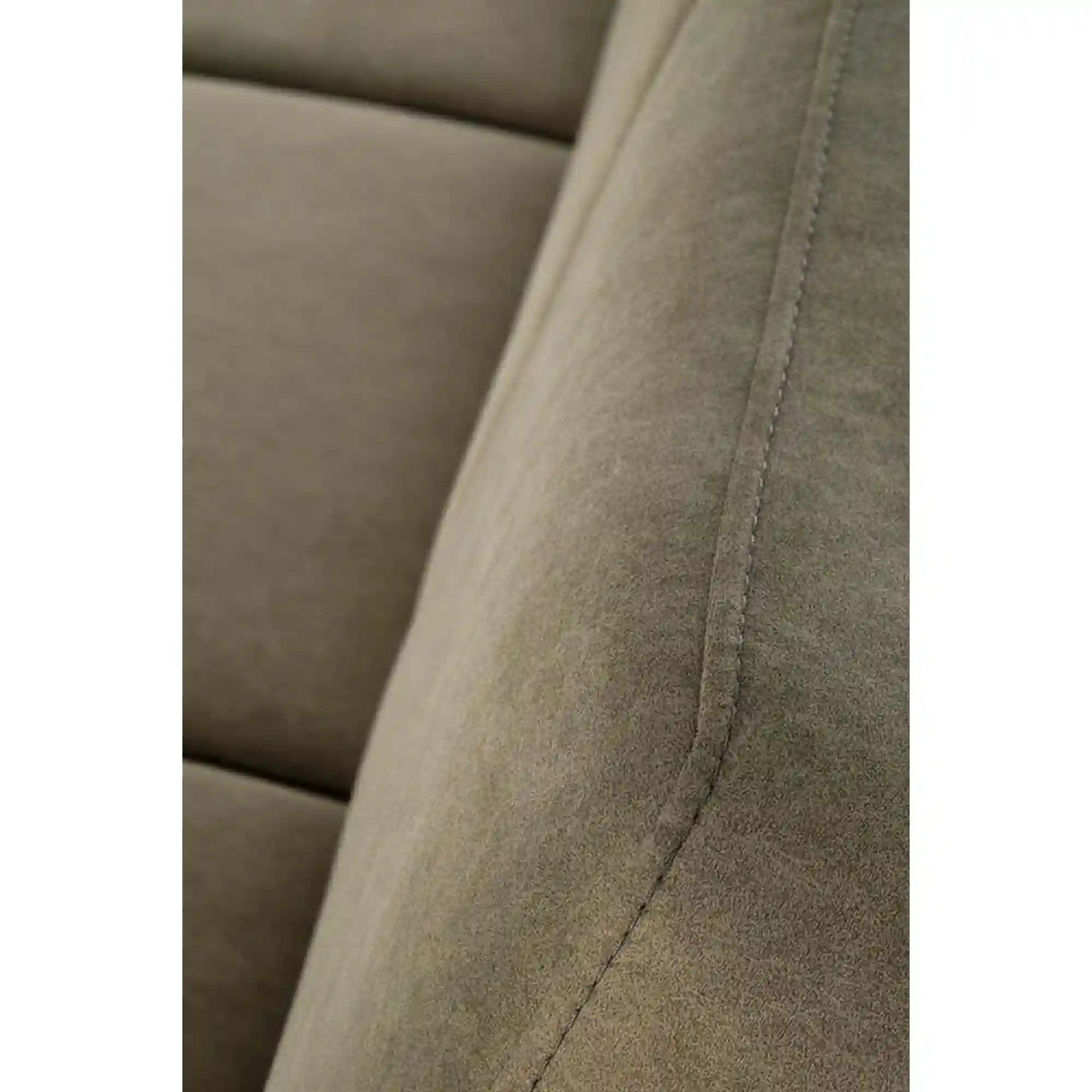 Canapea MILANO 3S, verde olive/nuc, stofa clasica/lemn, 175x77x77 cm