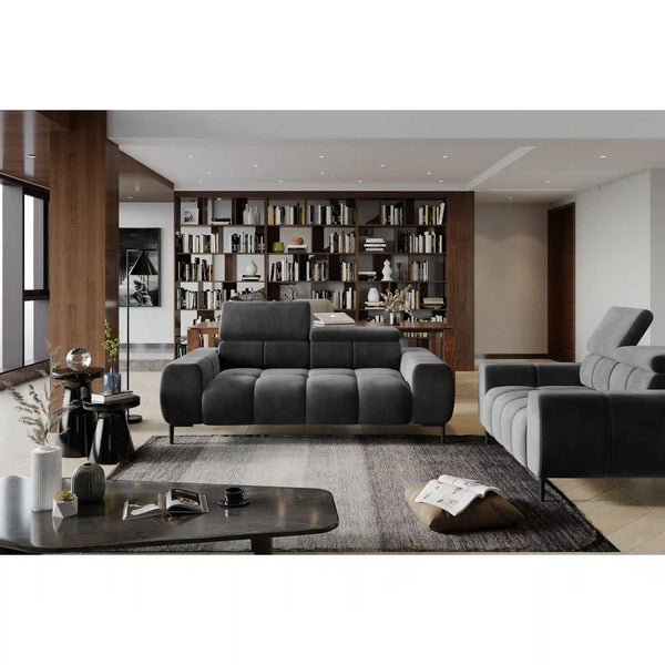 Canapea Plaza 3, personalizabil materiale gama Premium, cu reglaj electric, 212x105x99/76 cm