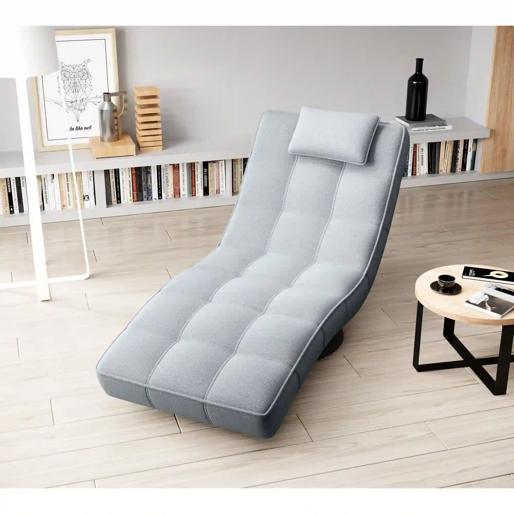Sezlong rotativ LEXI, personalizabil materiale gama Premium, pernuta decorativa, 74x162x86 cm