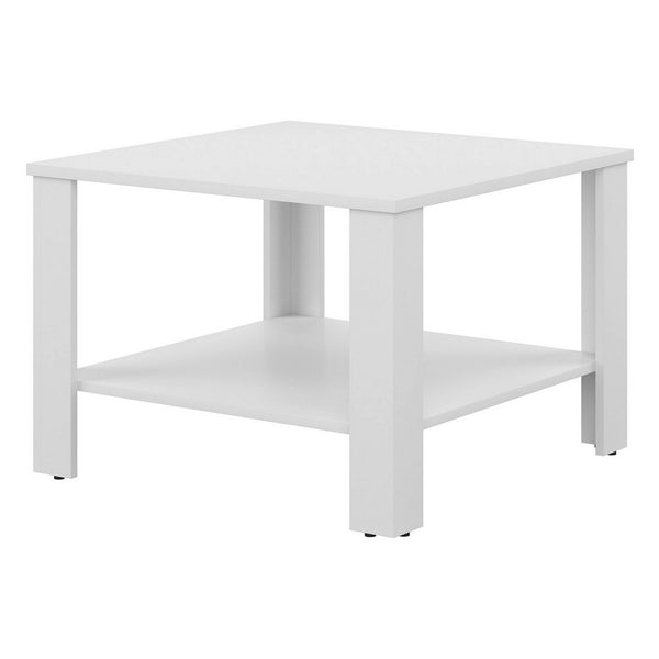Masuta cafea ODETTE, alb, PAL, 68x68x48 cm