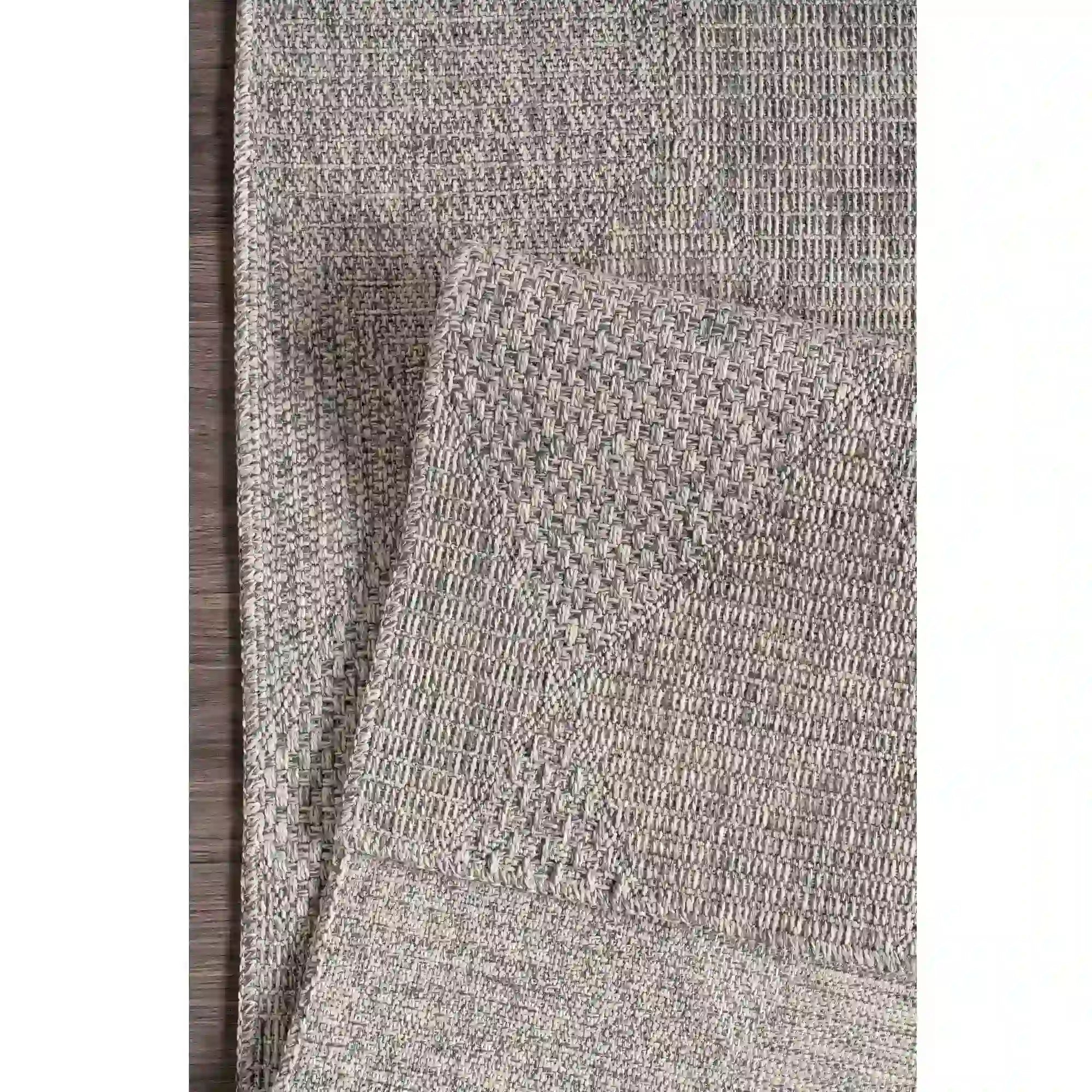 Covor RUSTICANA, 80x150 cm, forma dreptunghiulara, polipropilena, gri, 3104
