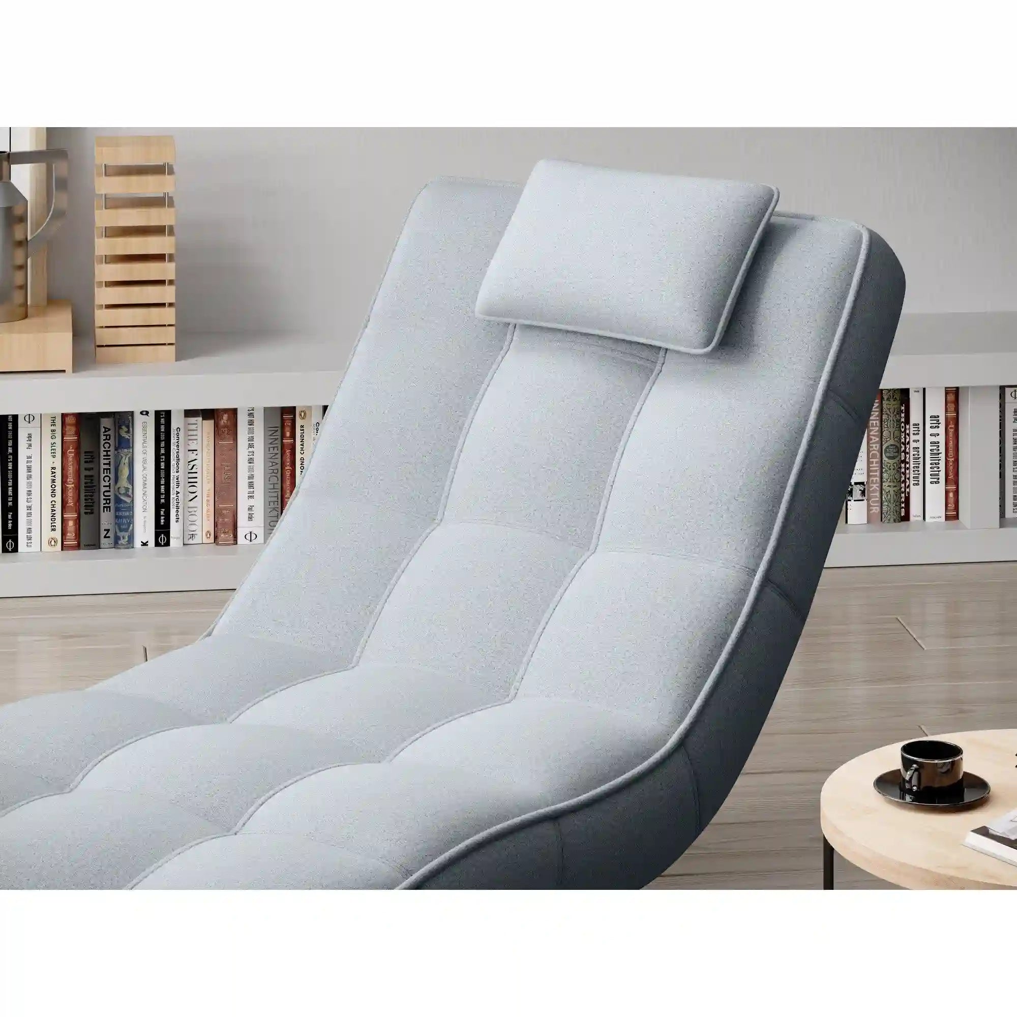 Sezlong rotativ LEXI, personalizabil materiale gama Premium, pernuta decorativa, 74x162x86 cm