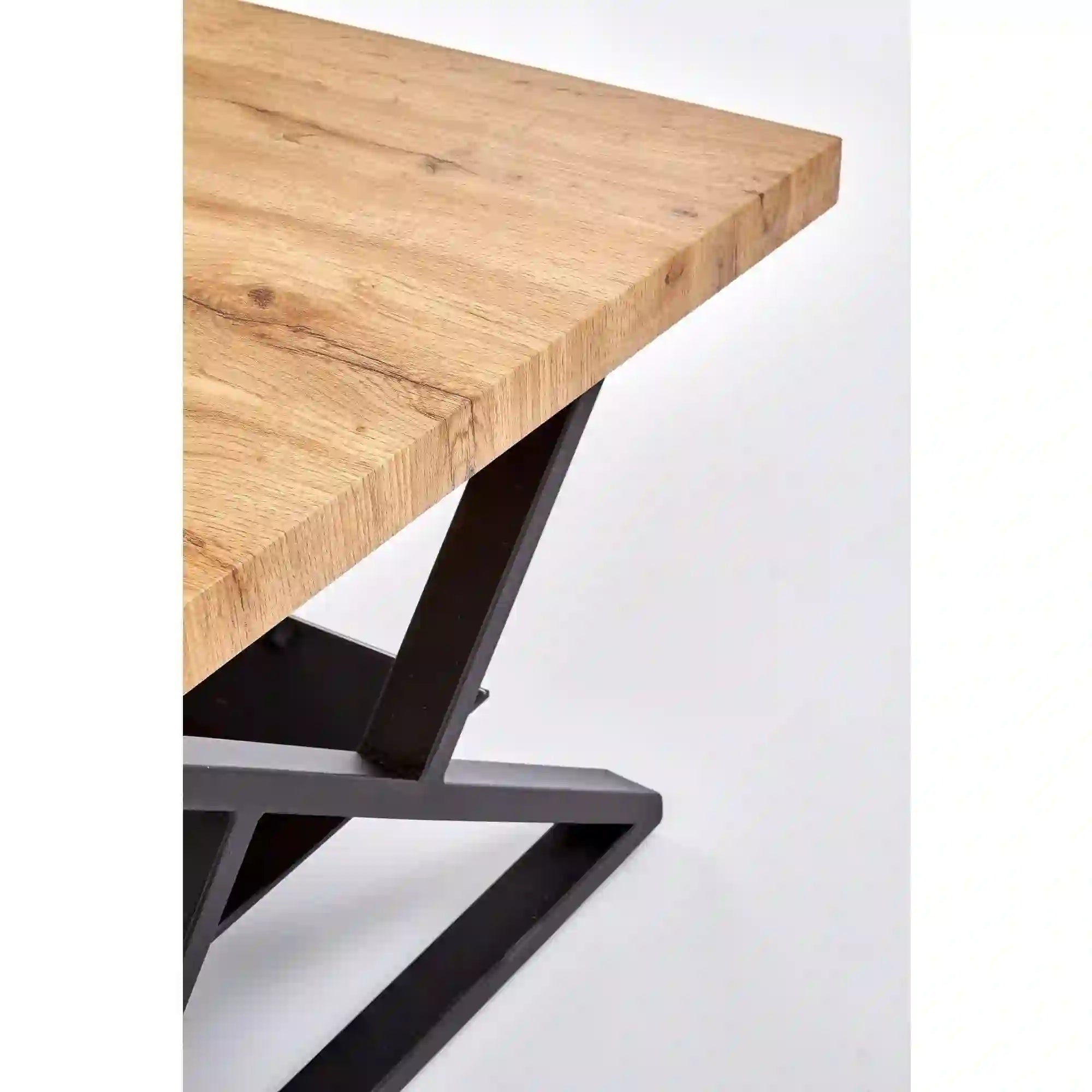 Masuta cafea XENA, negru/stejar natural, 110x60x45 cm