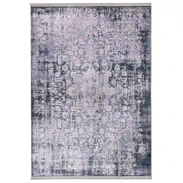 Covor 1028, 80x150 cm, forma dreptunghiulara, tesatura catifelata, multicolor