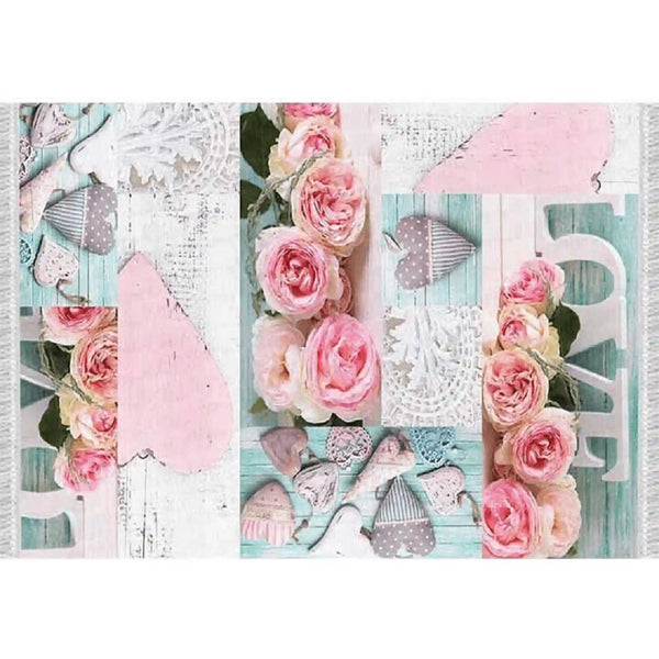 Covor SONIL TYP 2, 80x150 cm, forma dreptunghiulara, poliester, imprimeu floral